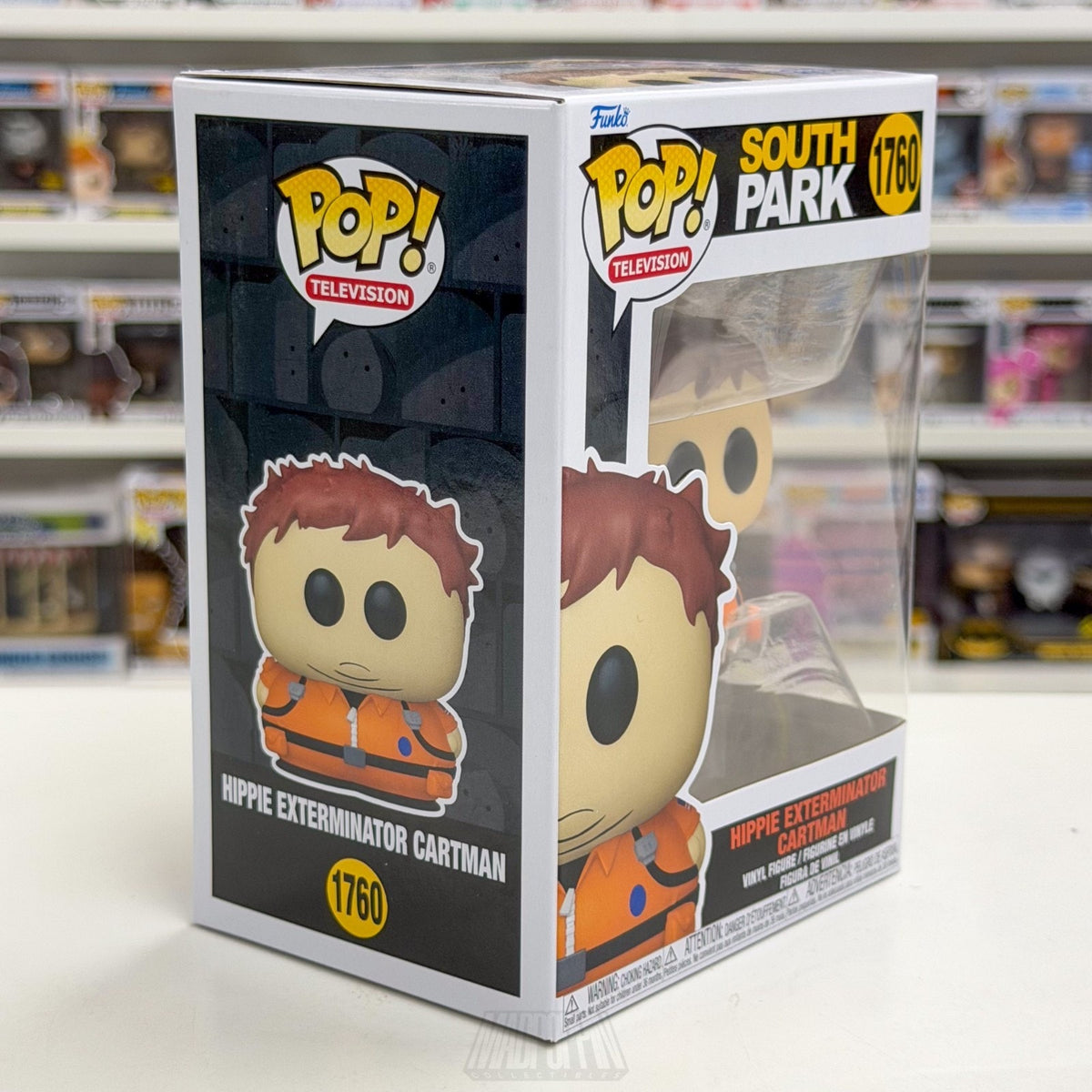 Funko Pop TV South Park Hippie Exterminator Cartman 1760 Animation Vinyl Figure