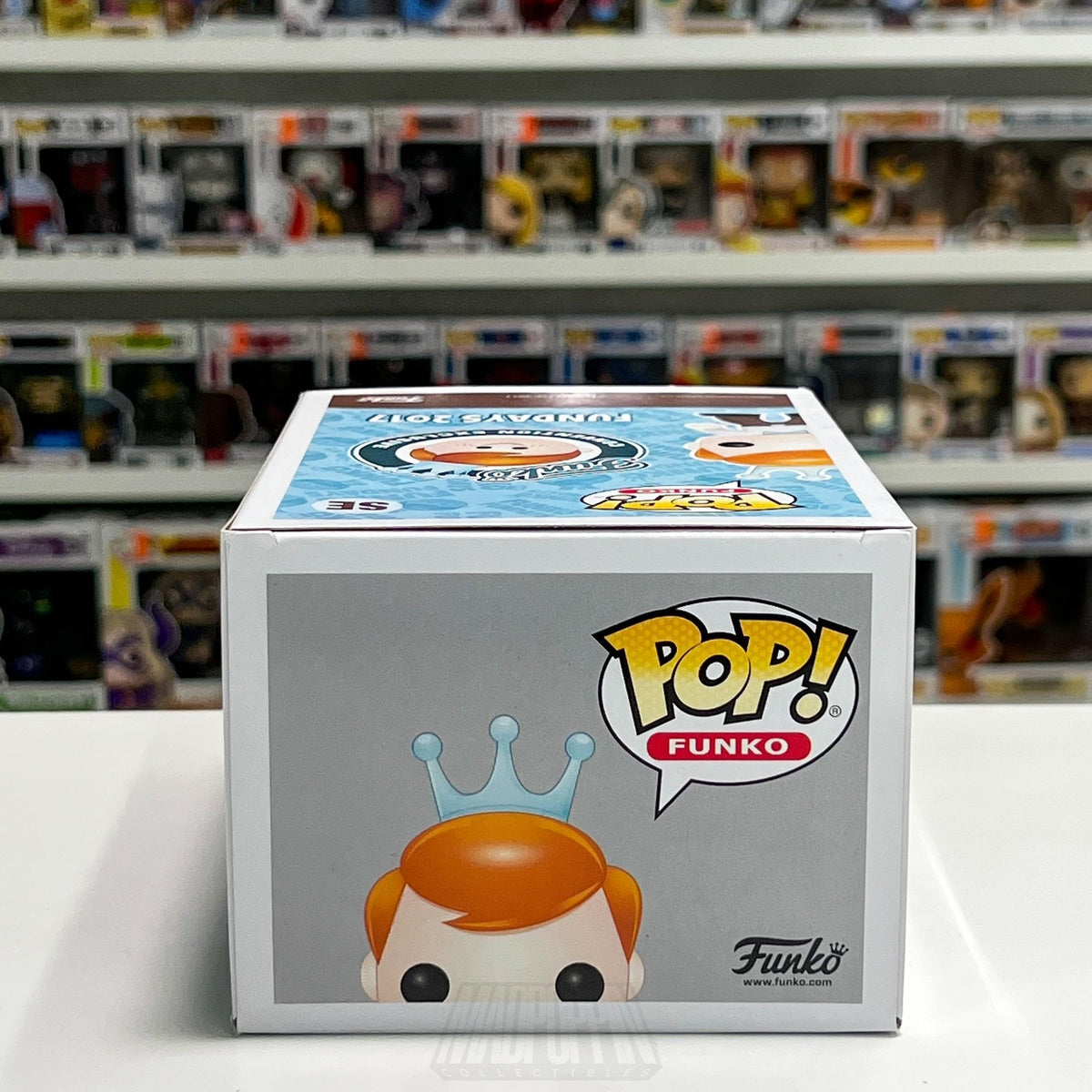 Funko Pop Fundays Freddy as Blue Ranger 525PCS SE SDCC MMPR Ranger Vinyl Figure