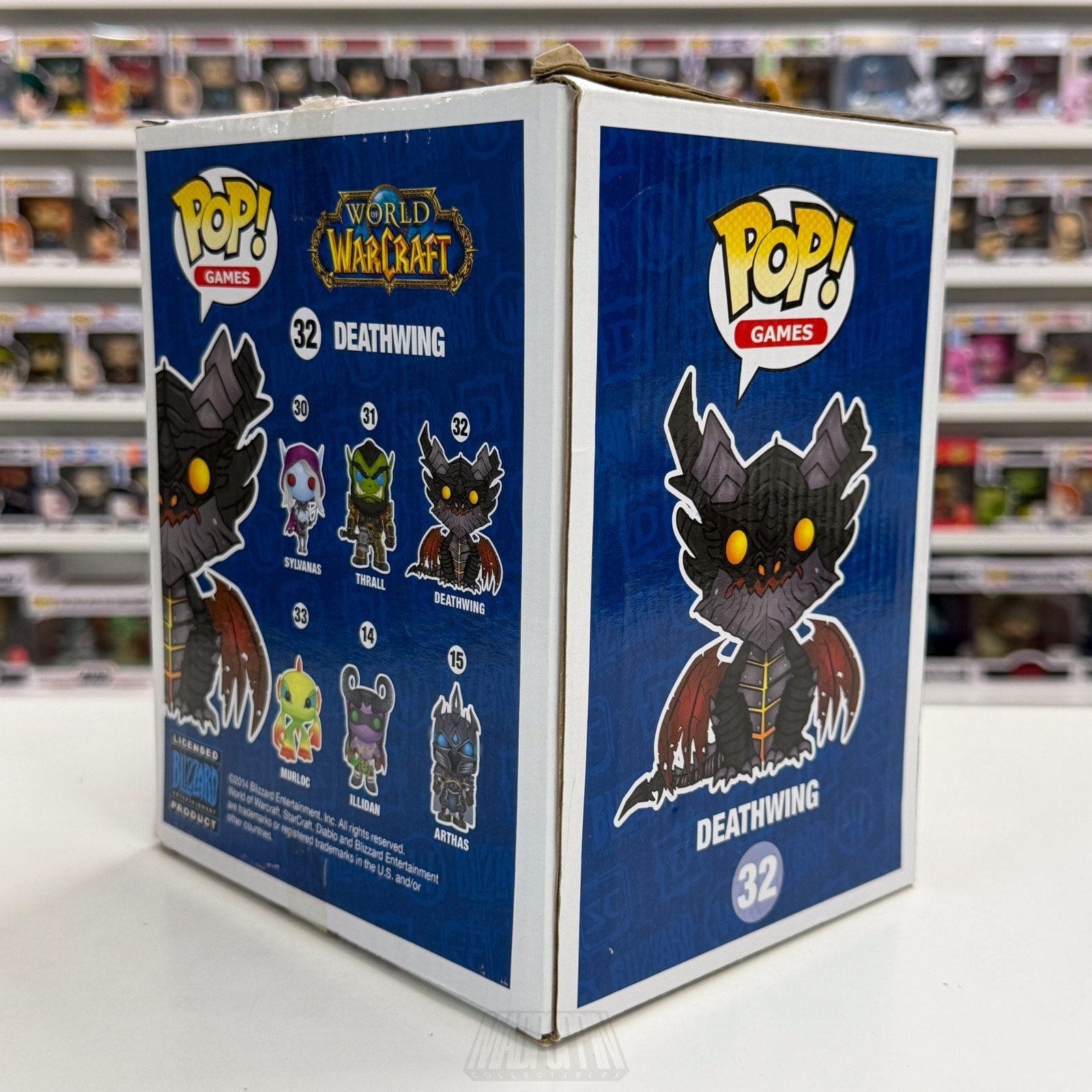 Funko Pop Games World of Warcraft Deathwing WoW 32 Dragon Toy Vinyl 6" Figure