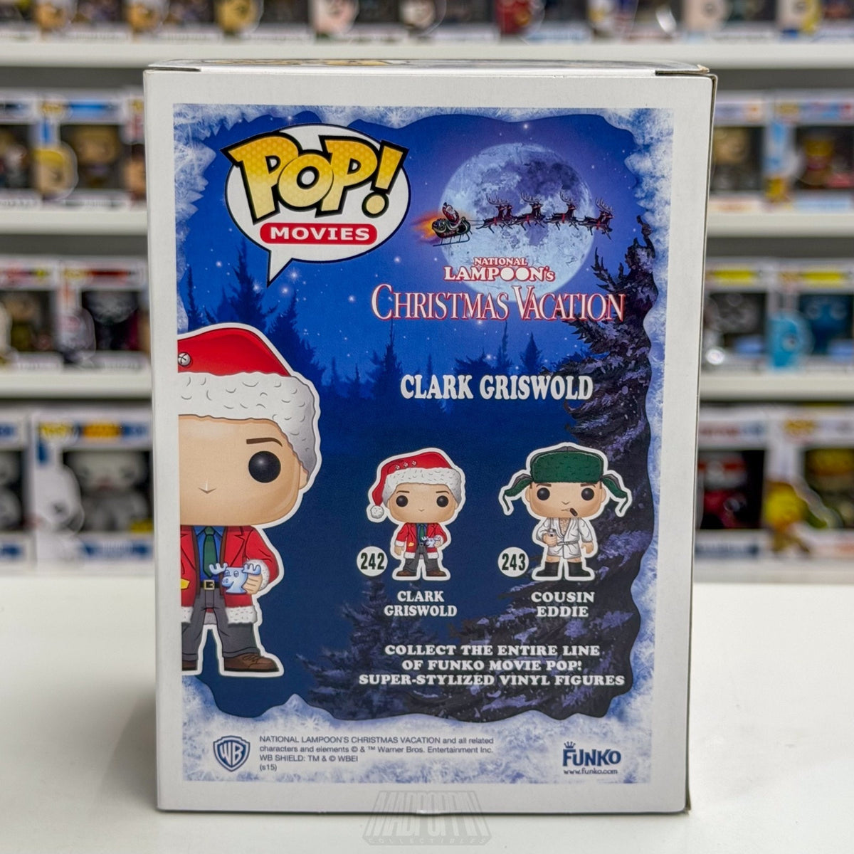 Funko Pop National Lampoons Christmas Vacation Clark Griswold 242 Vinyl Figure