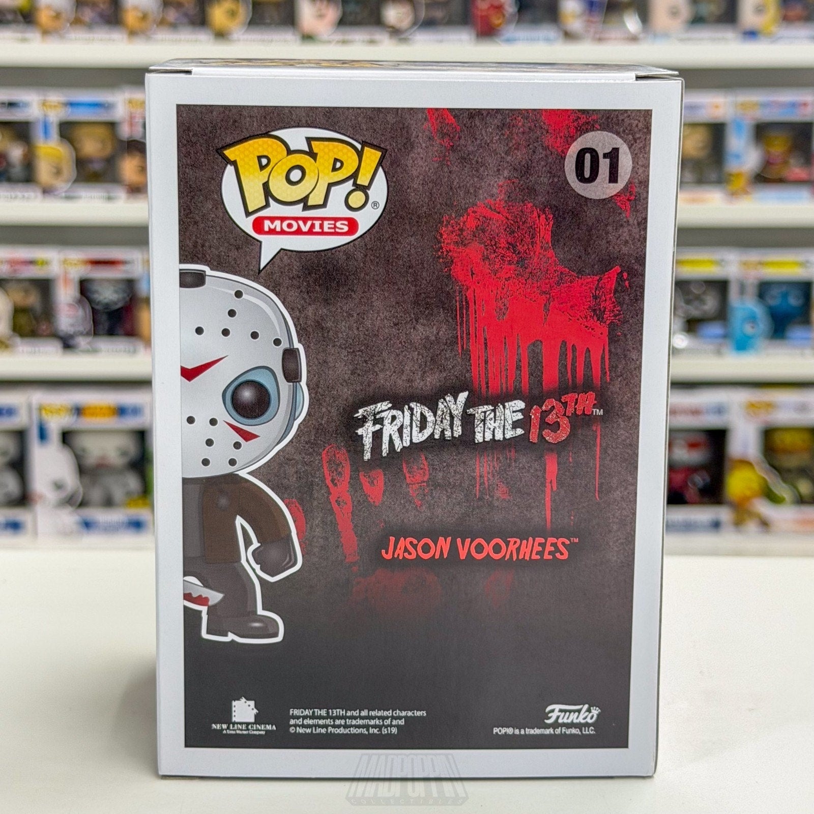Funko Pop Movies Friday the 13th Jason Voorhees Signed JSA 01 Horror Toy Figure