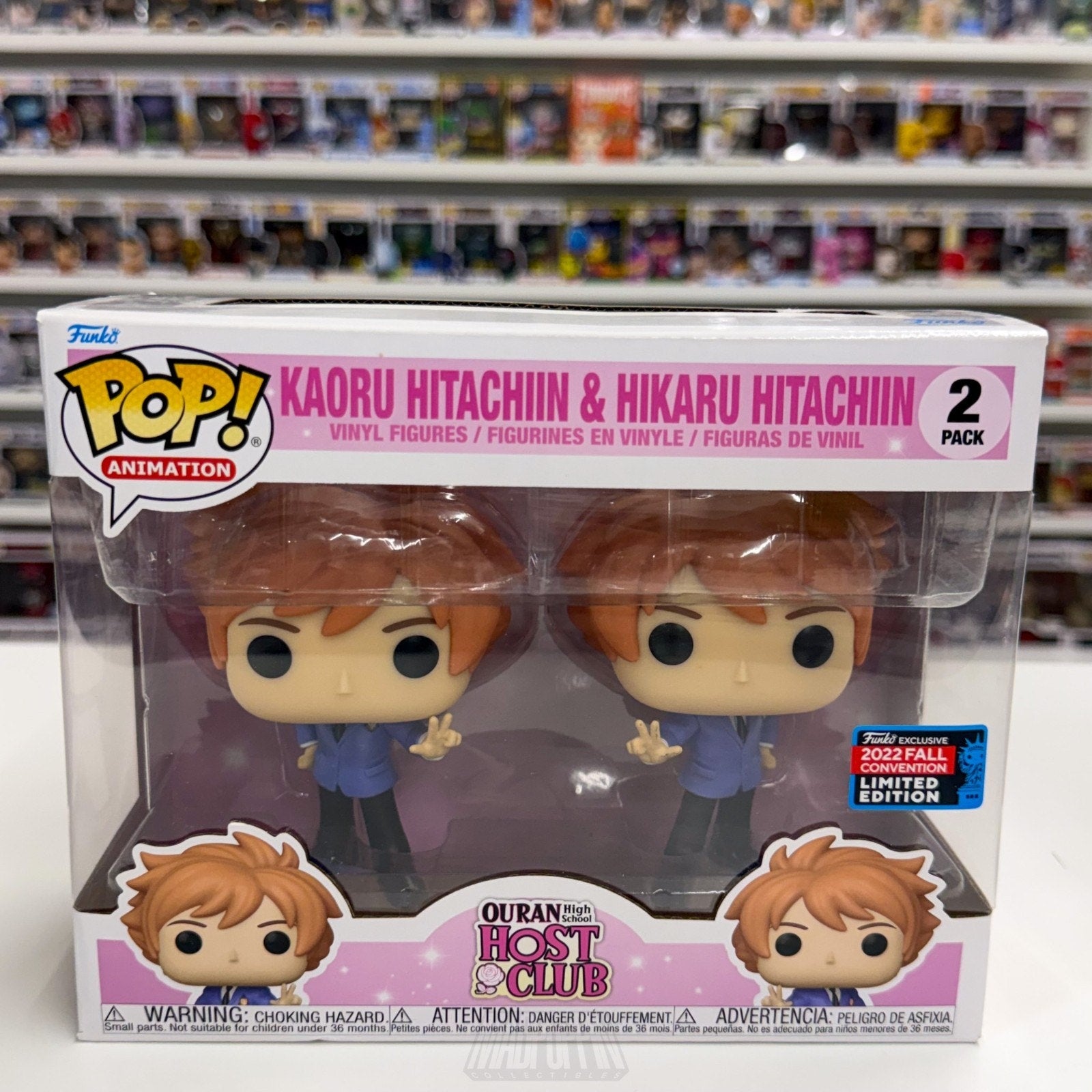 Funko Pop Anime Ouran High School Host Club Kaoru & Hikaru Hot Topic 2 Pack Toy