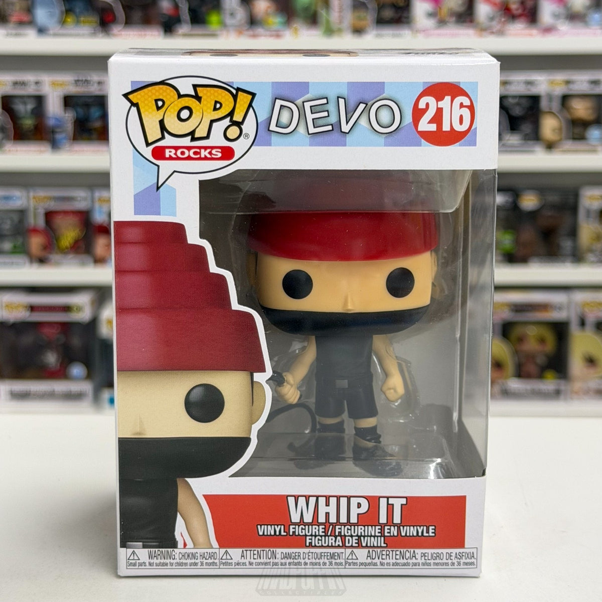 Funko Pop Rocks Devo Whip It 216 Music New Wave Synth Electronic Vinyl Figure