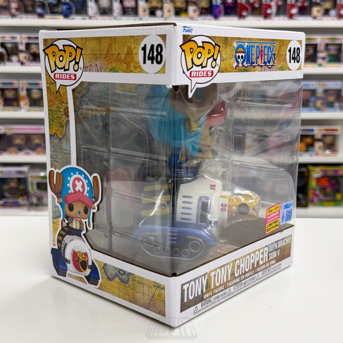 Funko Pop Anime Ride One Piece Tony Chopper Brachio Tank V SDCC 148 Vinyl Figure