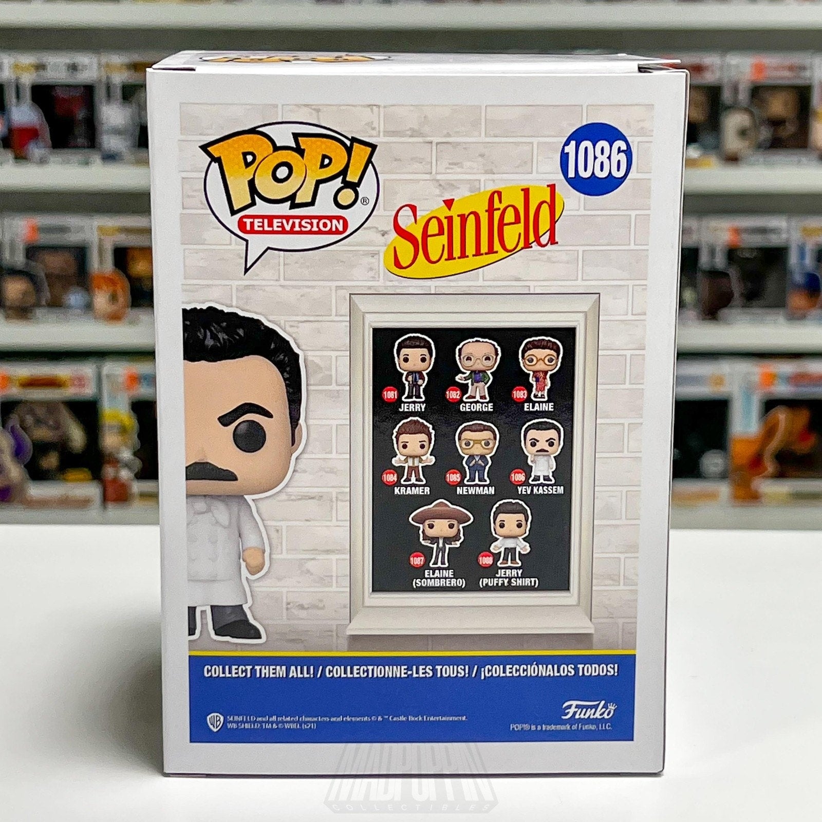 Funko Pop TV Seinfeld Yev Kassem Soup Nazi 1086 Comedy Sitcom Toy Vinyl Figure