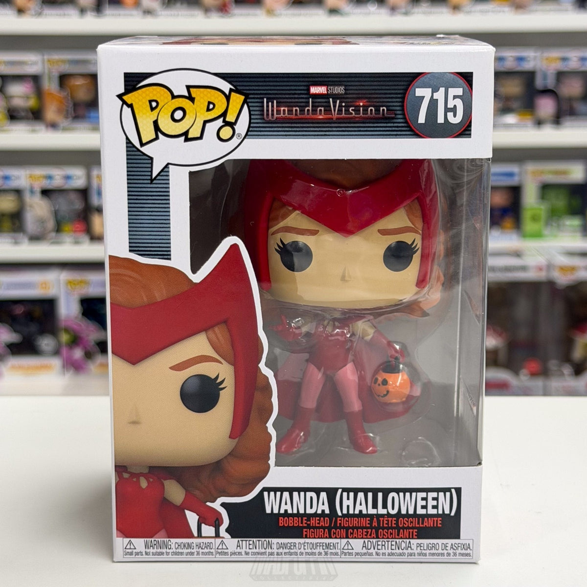 Funko Pop Marvel WandaVision Halloween Wanda 715 MCU Scarlet Witch Vinyl Figure