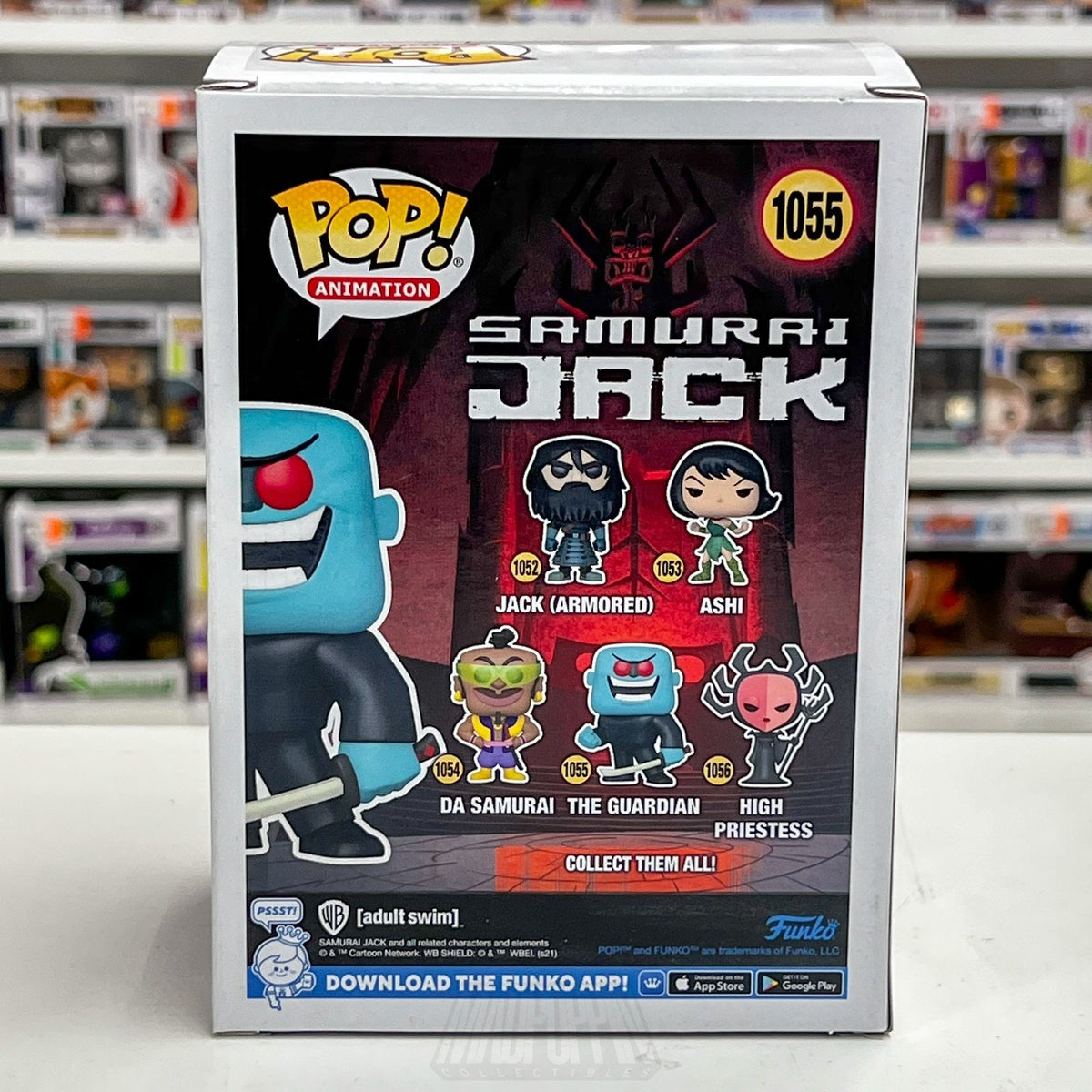 Funko Pop Animation Samurai Jack The Guardian 1055 Figure Cartoon Network Toy