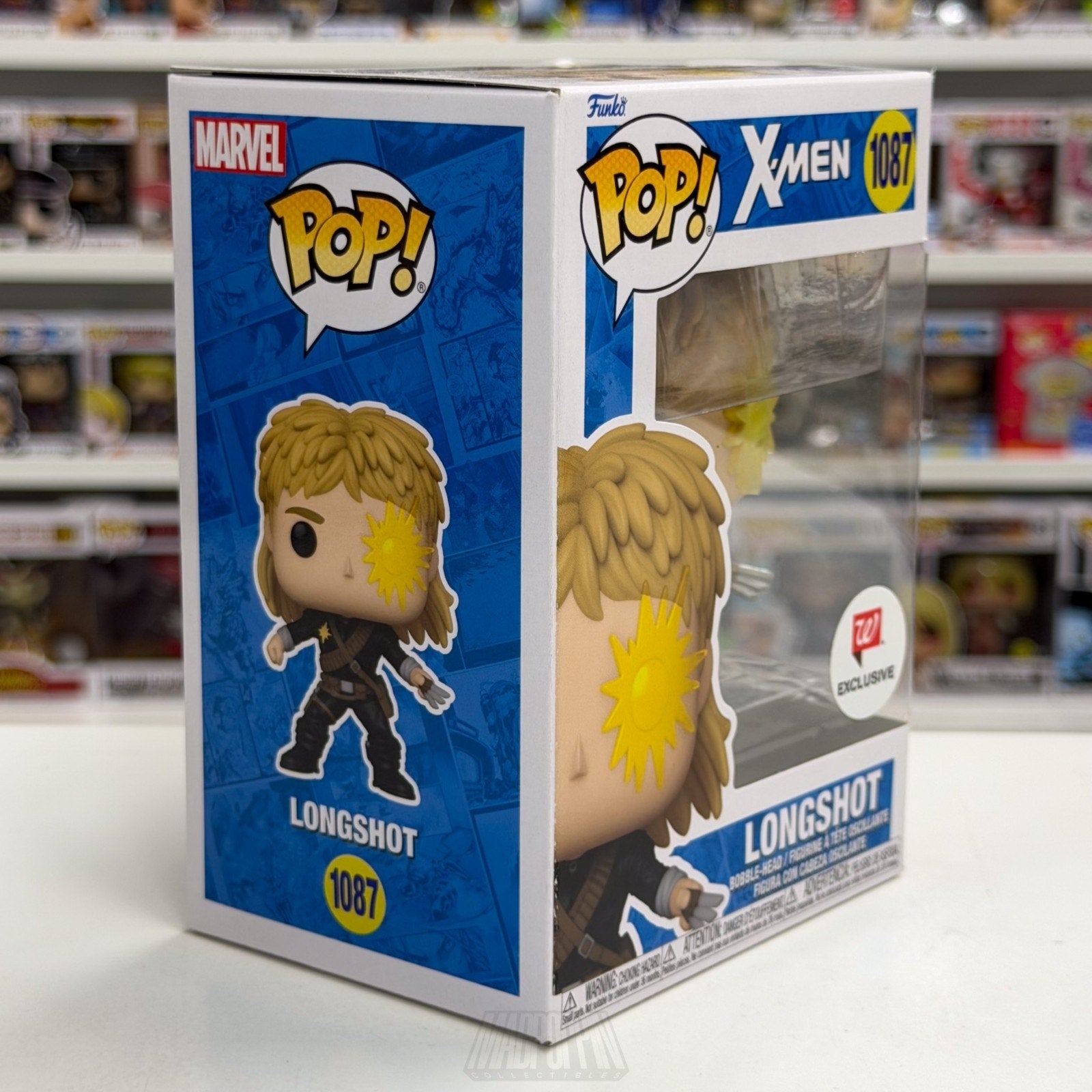 Funko Pop Marvel X-Men Longshot Walgreens 1087 Mutant Superhero Toy Vinyl Figure
