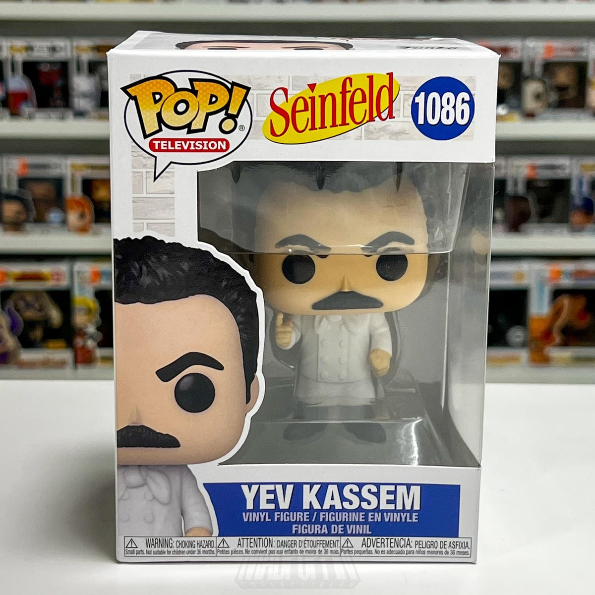 Funko Pop TV Seinfeld Yev Kassem Soup Nazi 1086 Comedy Sitcom Toy Vinyl Figure