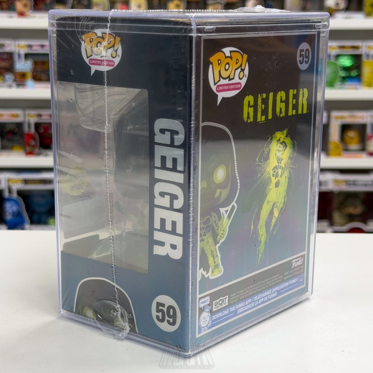 Funko Pop Comics Tariq Geiger Glow 59 LE 1000 PCS SDCC 2026 Toy CON STICKER