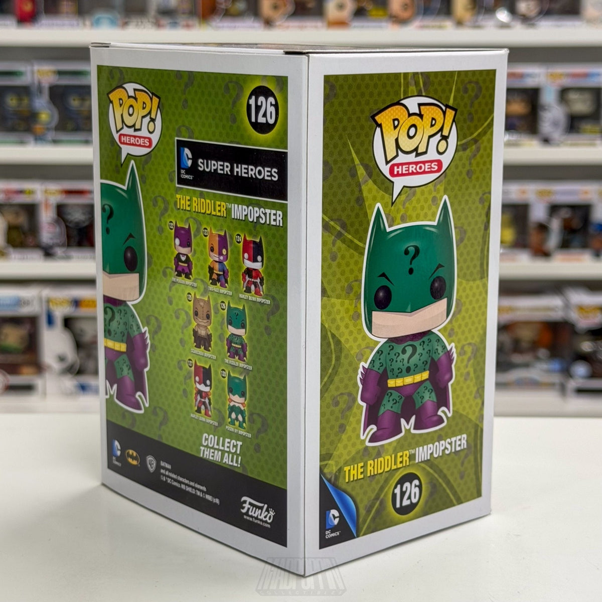 Funko Pop DC Super Heroes The Riddler Impopster Batman 126 Villain Vinyl Figure