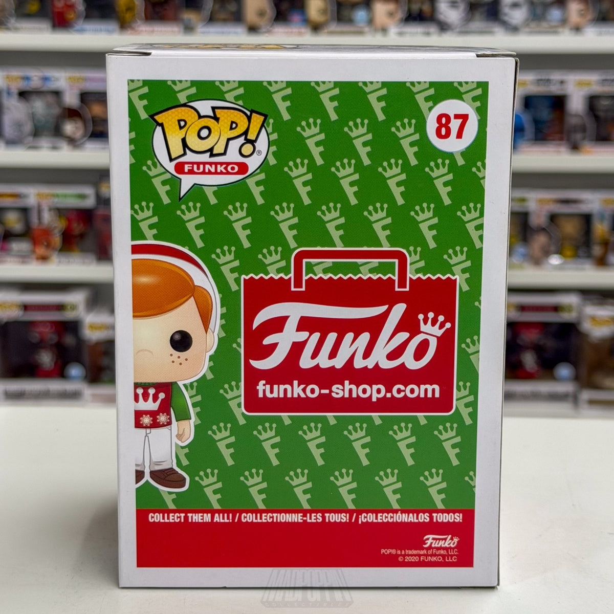 Funko Pop Freddy Santa Exclusive 87 Christmas Sweater Holiday Toy Vinyl Figure