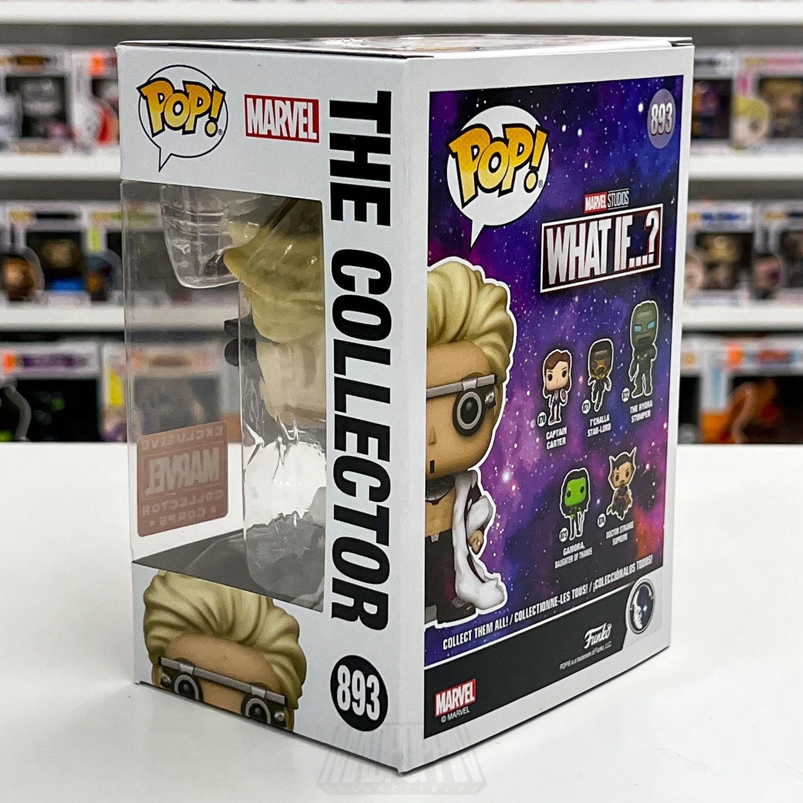 Funko Pop Marvel What If? The Collector 893 Exclusive Collector Corps Vinyl MCC
