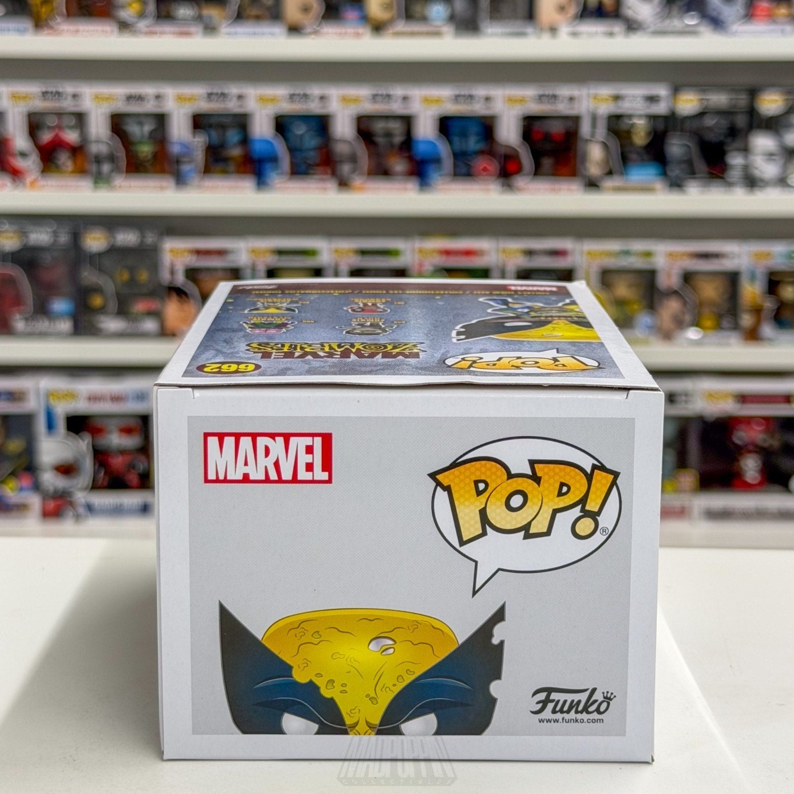 Funko Pop Marvel Zombie Wolverine Glow Special Edition 662 Mutant Vinyl Figure