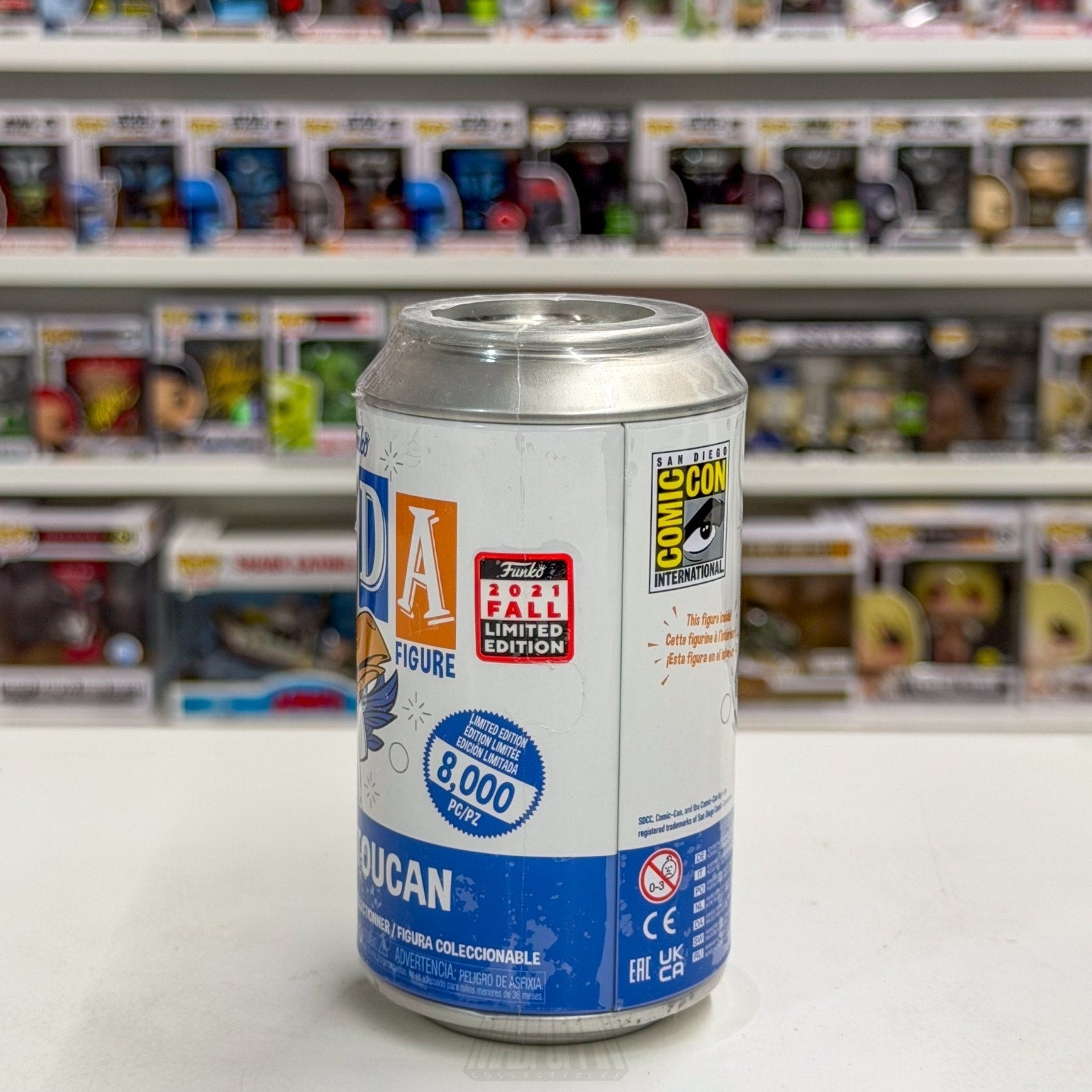 Funko Soda SDCC Toucan Sealed Can Chance at Chase San Diego Mascot Vinyl Figure