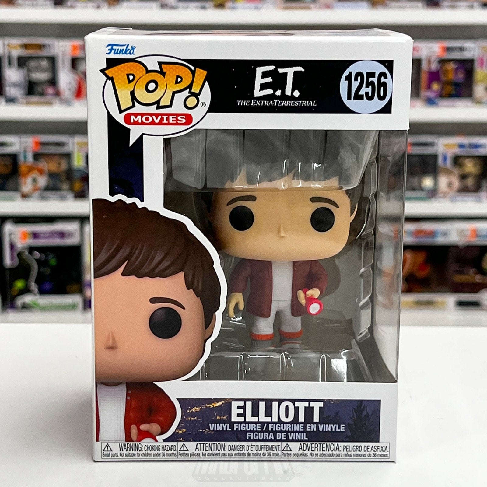 Funko Pop Movies ET The Extra-Terrestrial Elliott w/Flashlight 1256 Vinyl Figure