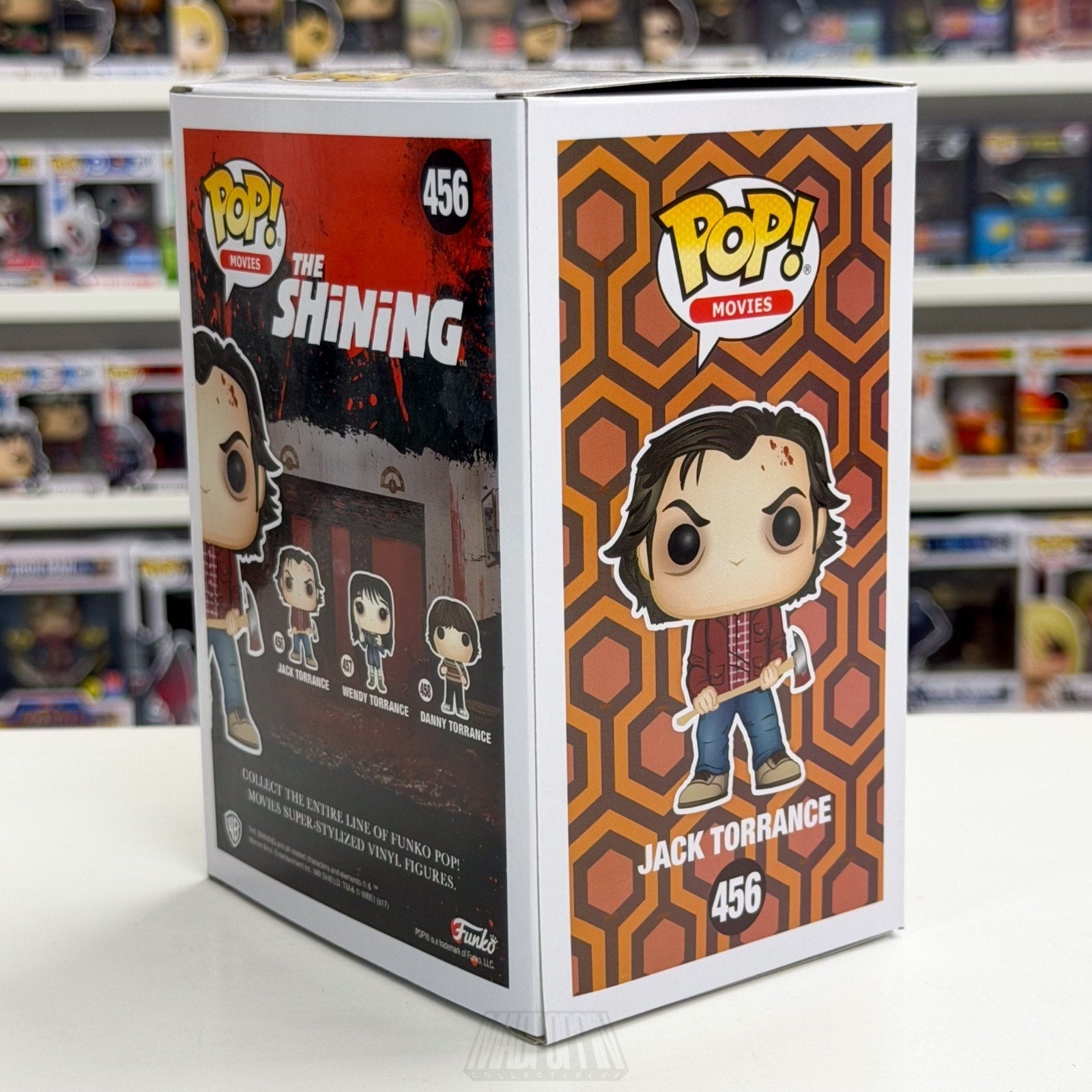 Funko Pop Movies The Shining Jack Torrance w/Axe 456 Horror Kubrick Vinyl Figure