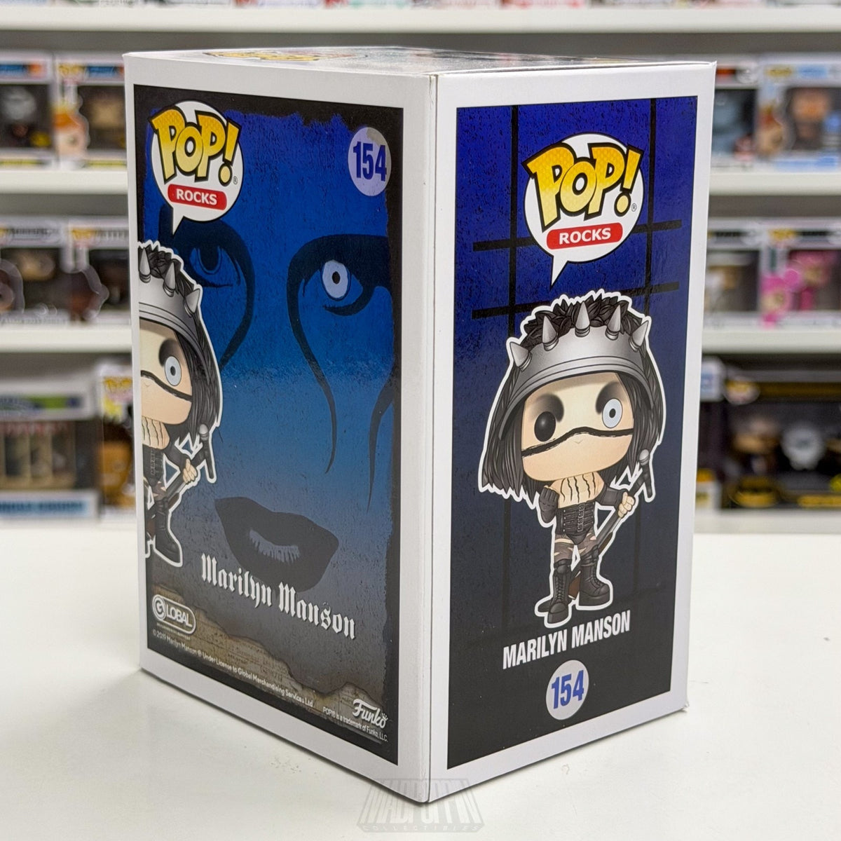 Funko Pop Rocks Marilyn Manson 154 Vaulted Music Goth Metal Horror Vinyl Figure