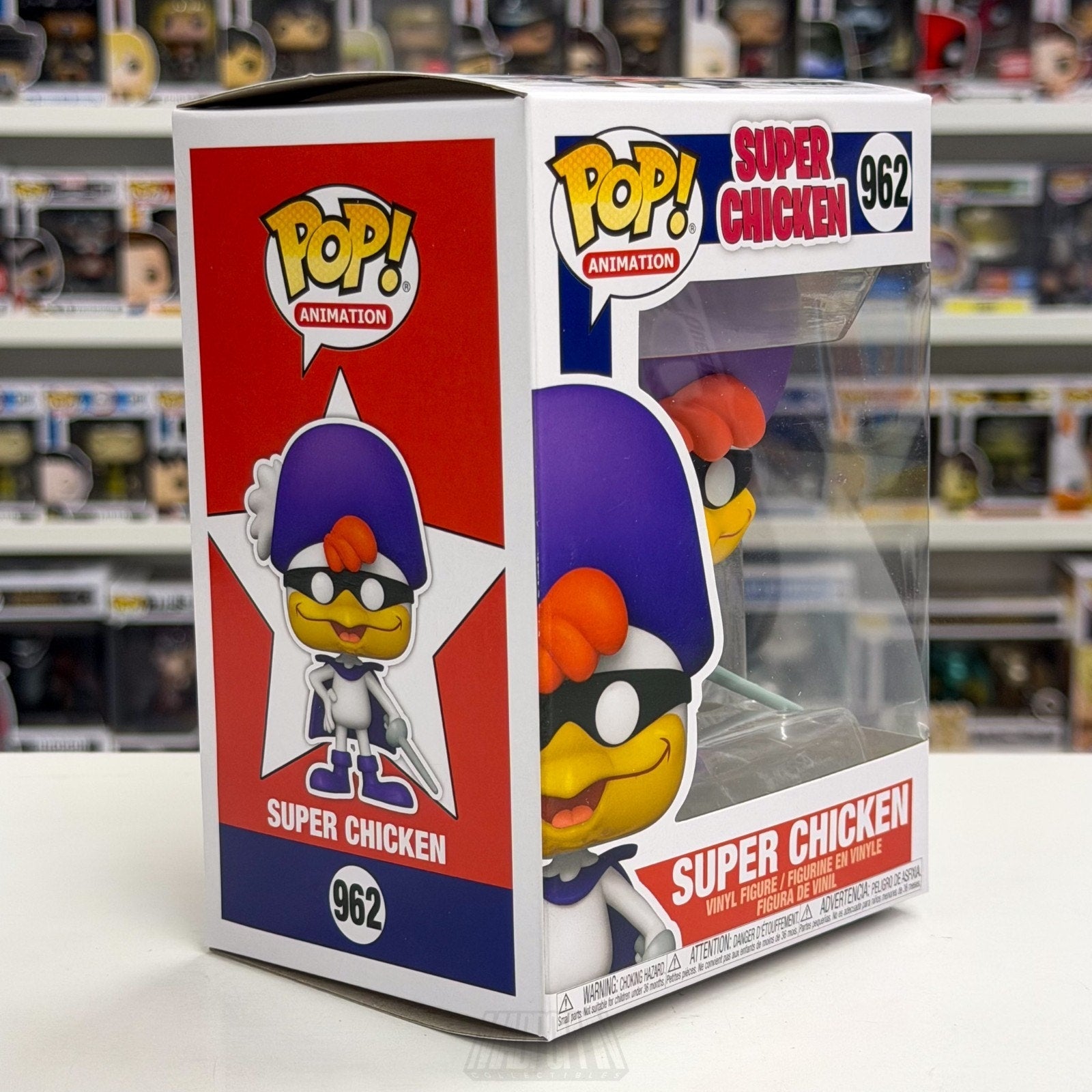 Funko Pop Animation Super Chicken 962 George of the Jungle Cartoon Vinyl Figure