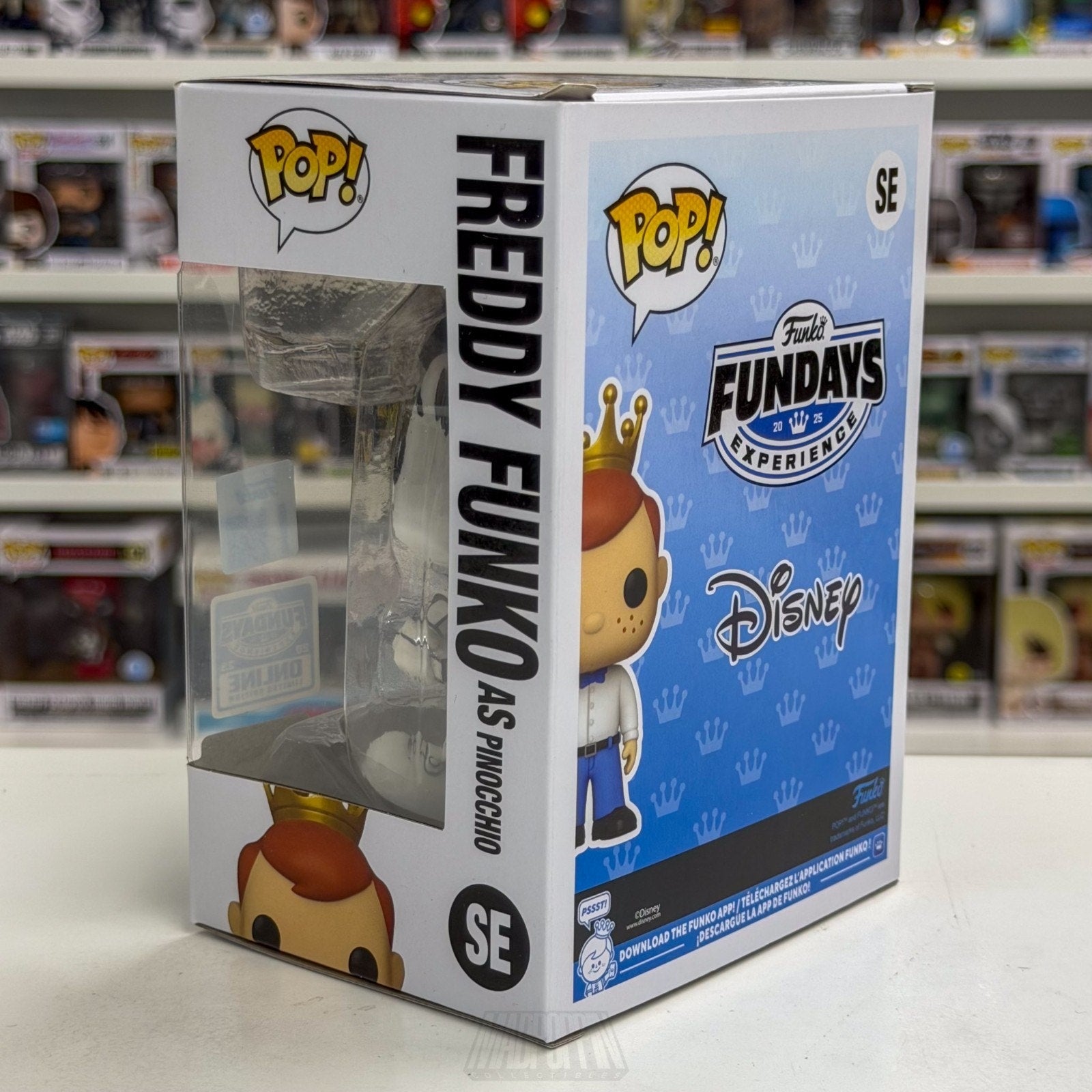 Funko Pop Fundays Experience Freddy as Pinocchio Sketched SE Disney Vinyl Figure