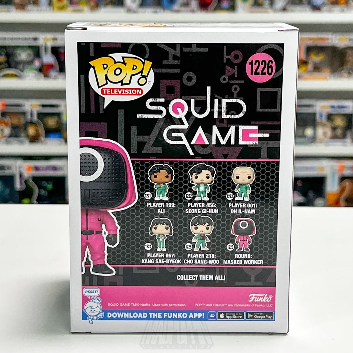 Funko Pop TV Squid Game Round Circle Masked Worker 1226 Netflix Show Korean Toy