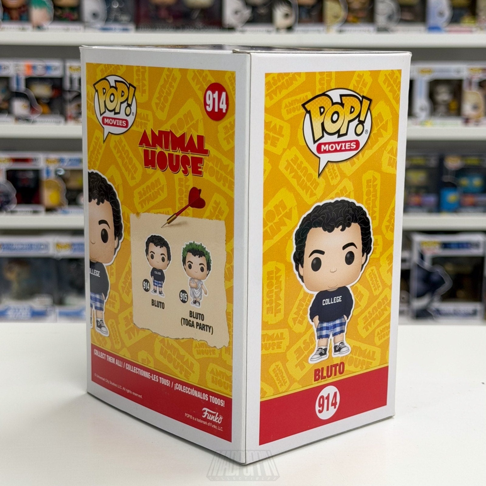 Funko Pop Movies Animal House Bluto College Sweater 914 80s Comedy Vinyl Figure