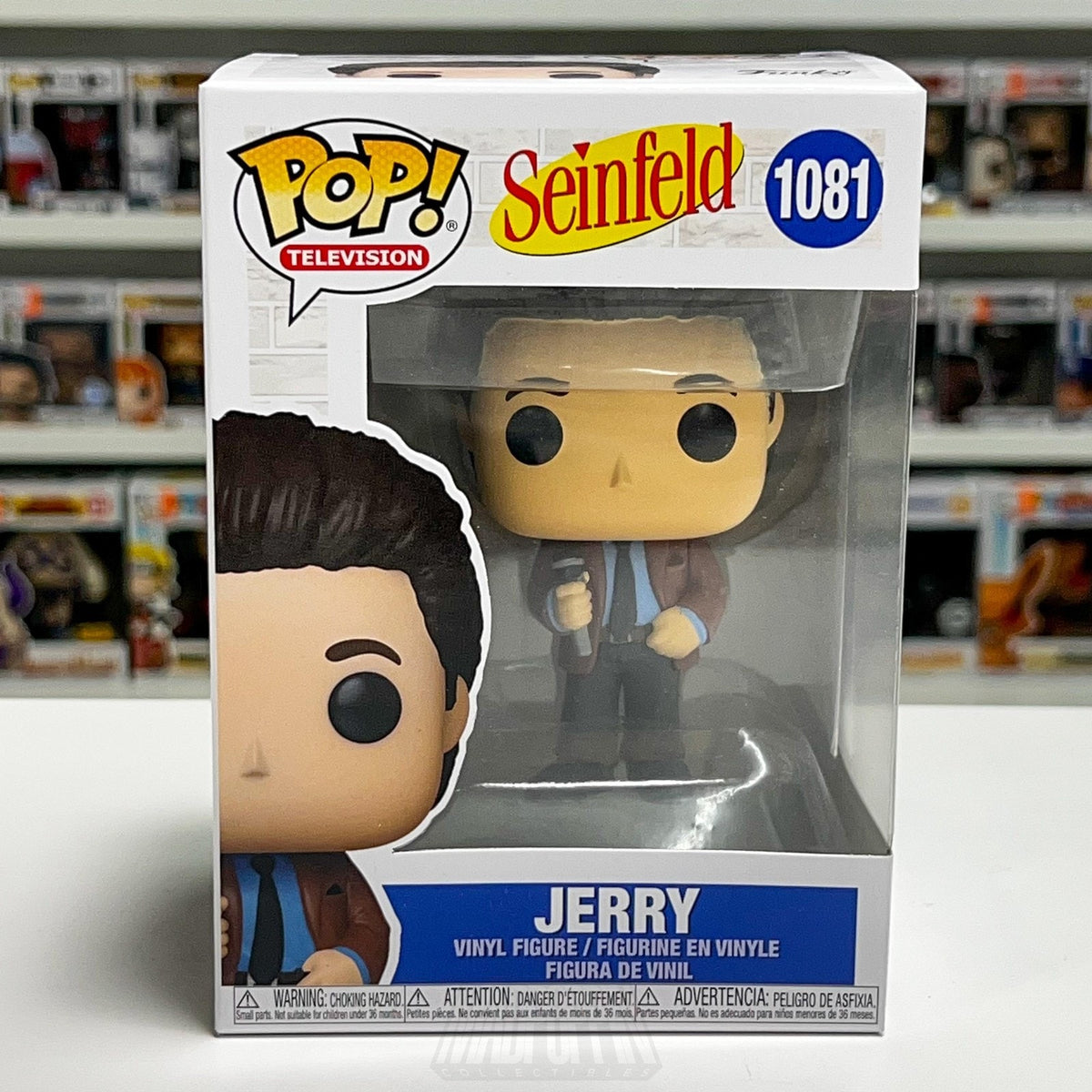 Funko Pop TV Seinfeld Jerry Doing Stand Up 1081 Comedy Sitcom Toy Vinyl Figure