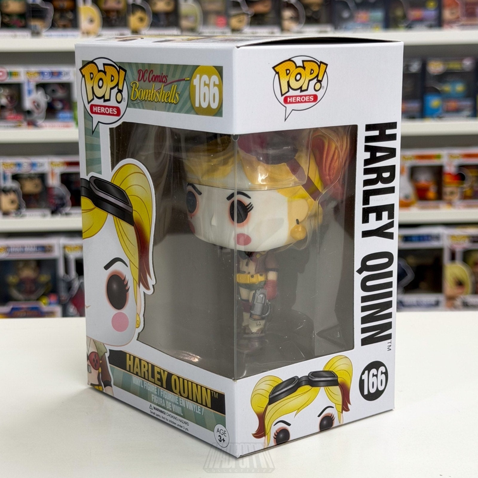 Funko Pop Heroes DC Comics Bombshells Harley Quinn 166 Joker Toy Vinyl Figure