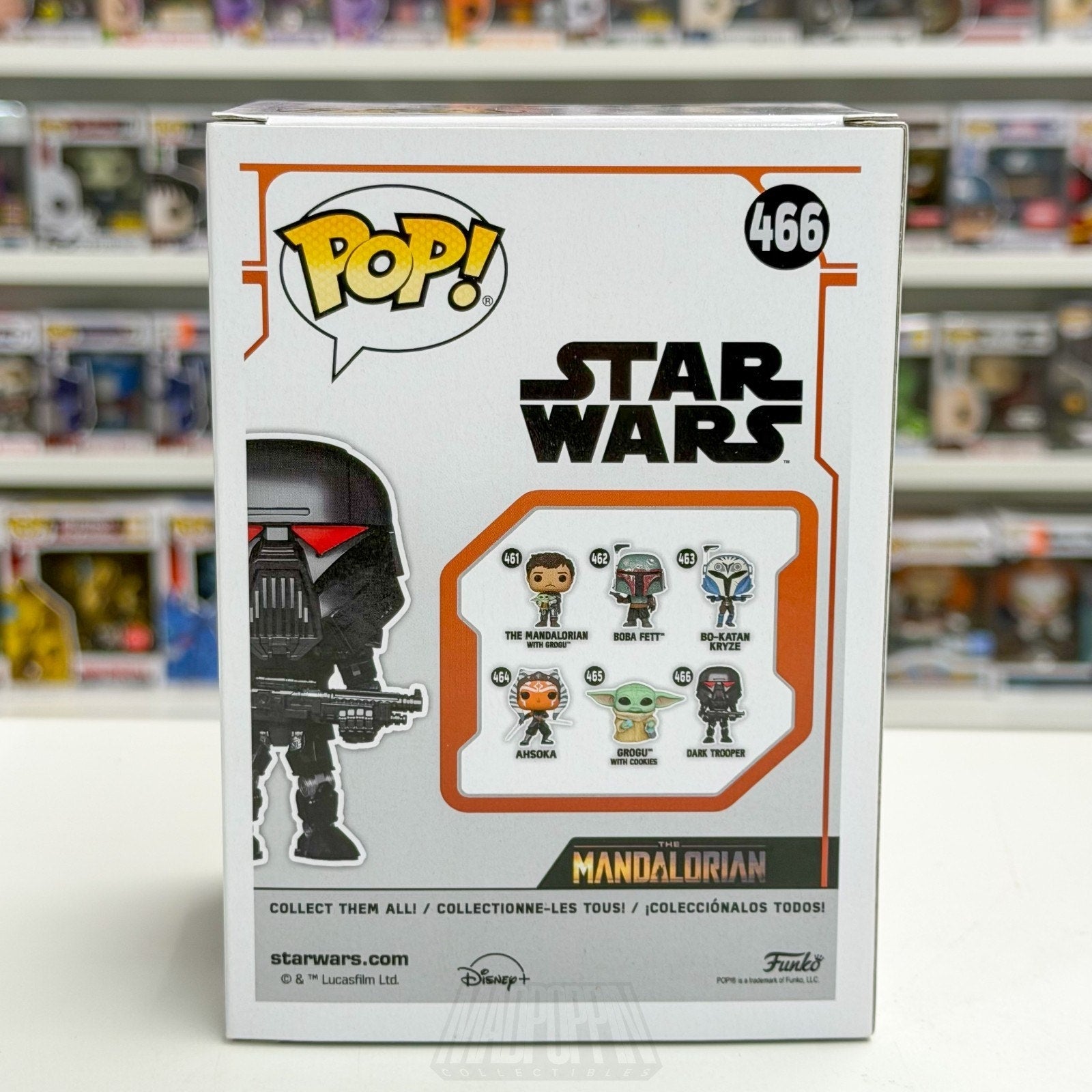 Funko Pop Star Wars Dark Trooper 466 Galactic Empire Soldier Mandalorian Figure