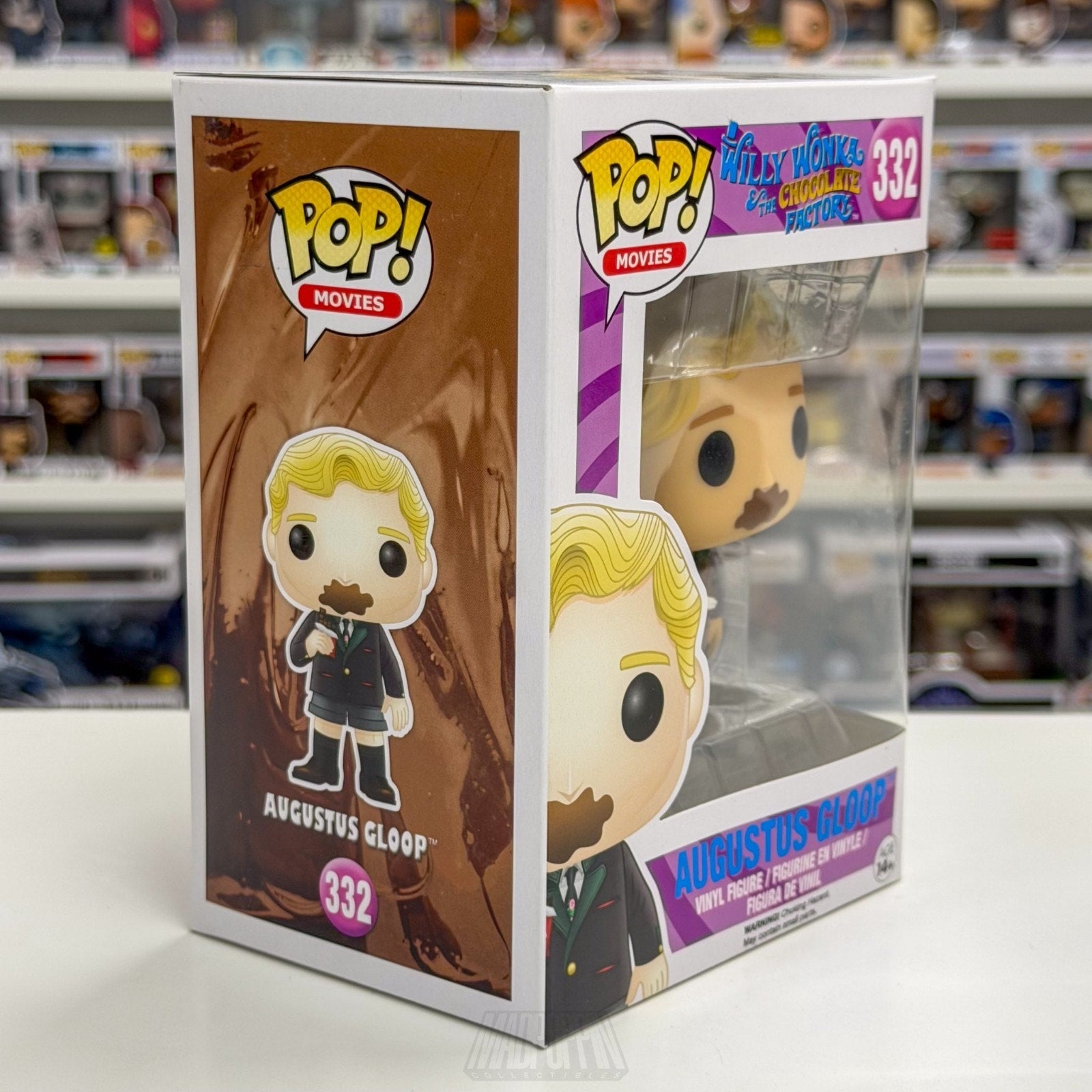 Funko Pop Movies Willy Wonka & The Chocolate Factory Augustus Gloop 332 Figure