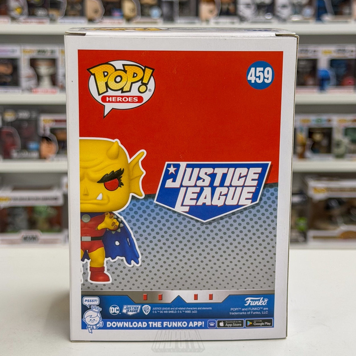 Funko Pop DC Heroes Justice League Etrigan Demon Blacklight Chase PX 459 Figure