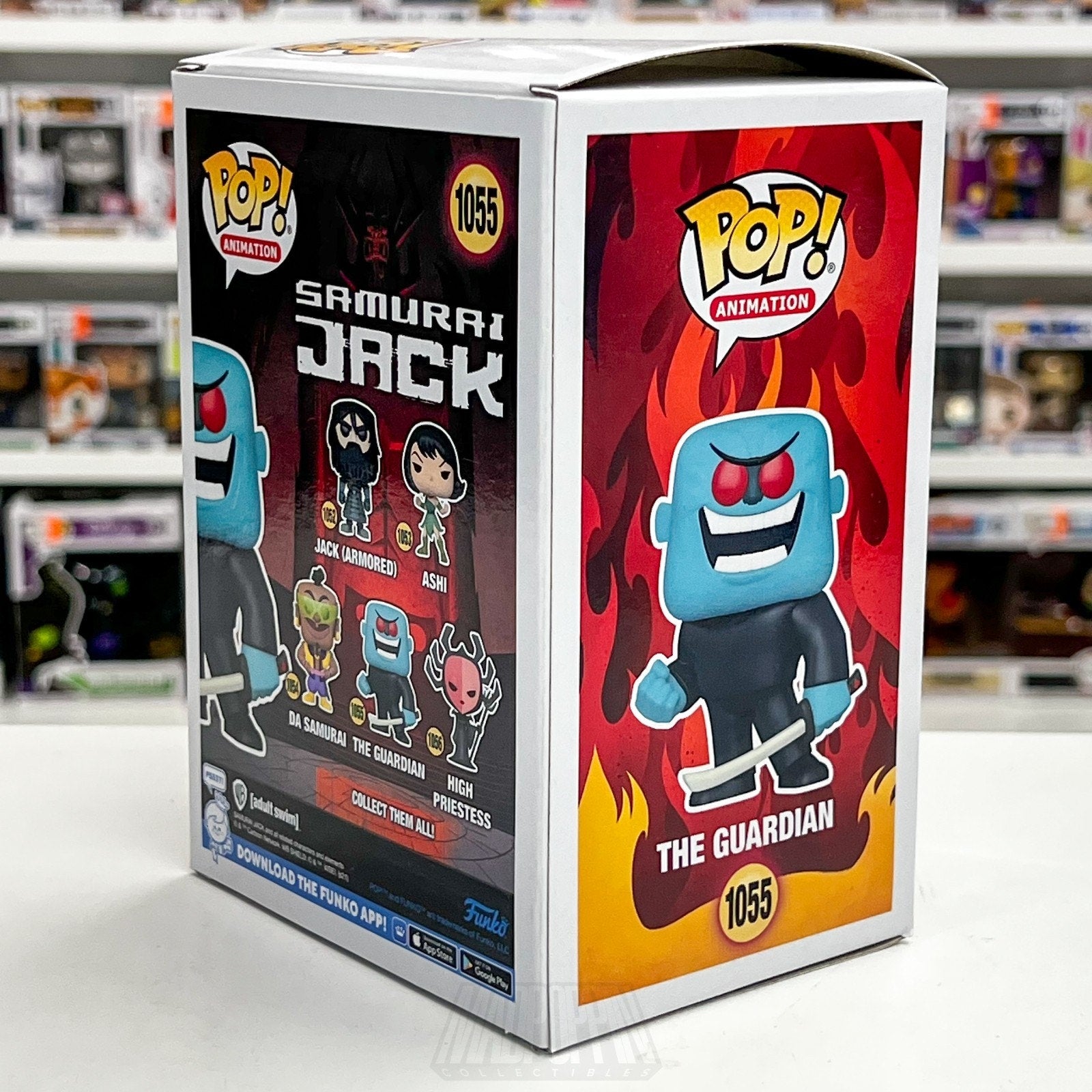 Funko Pop Animation Samurai Jack The Guardian 1055 Figure Cartoon Network Toy