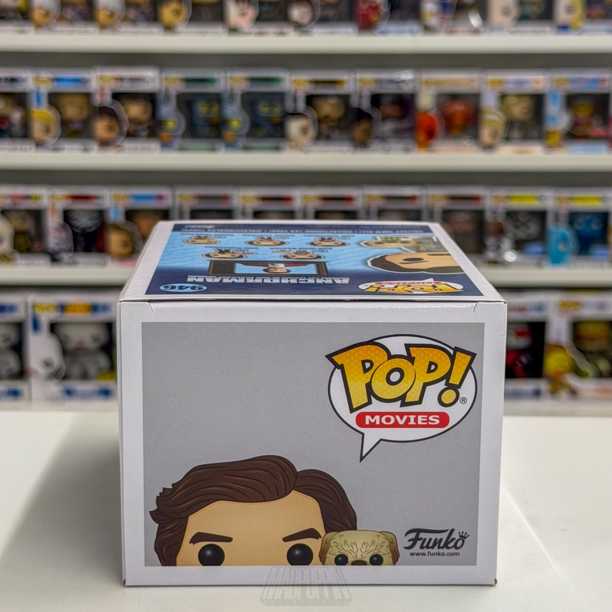 Funko Pop Movies Anchorman Ron with Baxter Exclusive 946 Comedy Toy Vinyl Figure