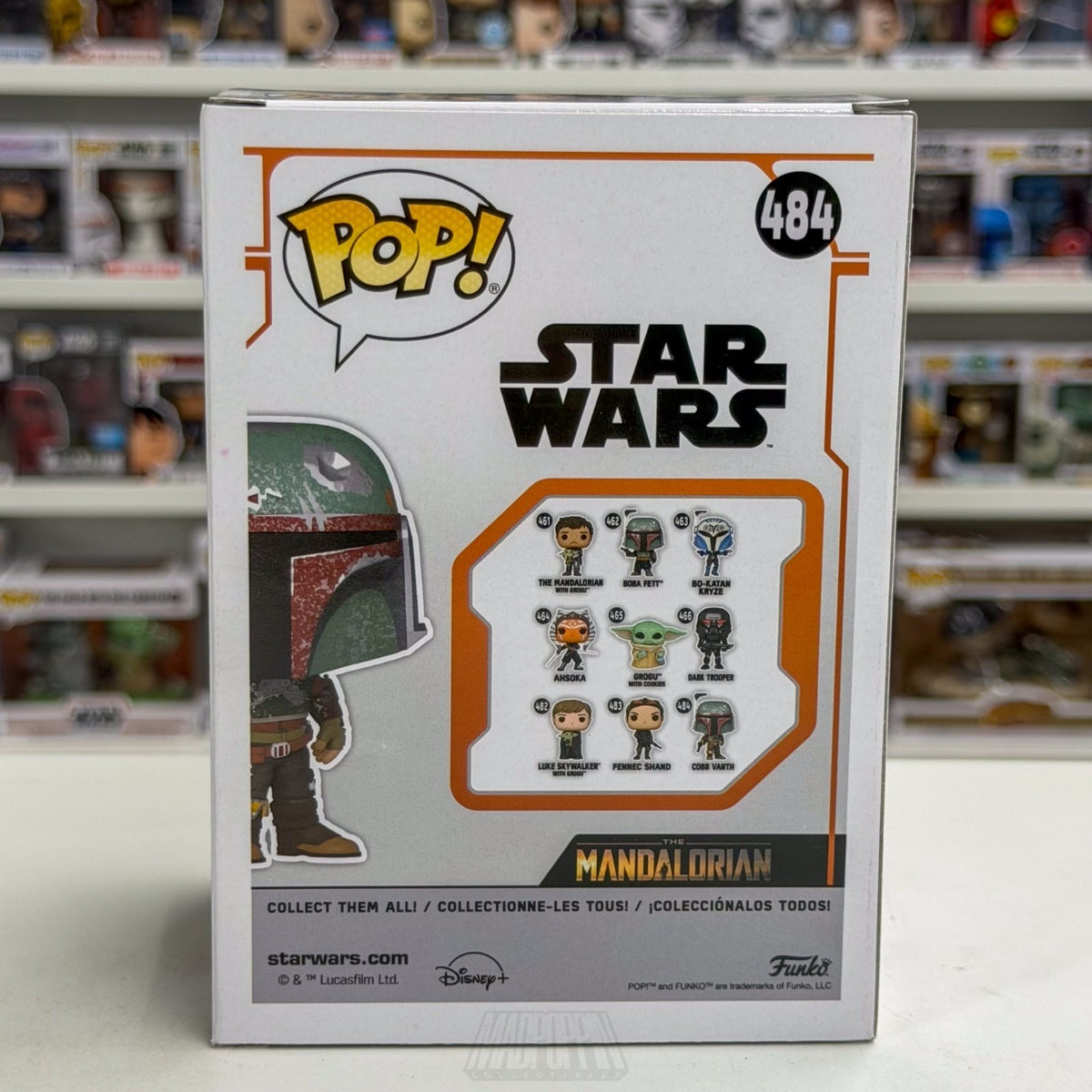 Funko Pop Star Wars Mandalorian Cobb Vanth 484 Sheriff Marshal Toy Vinyl Figure
