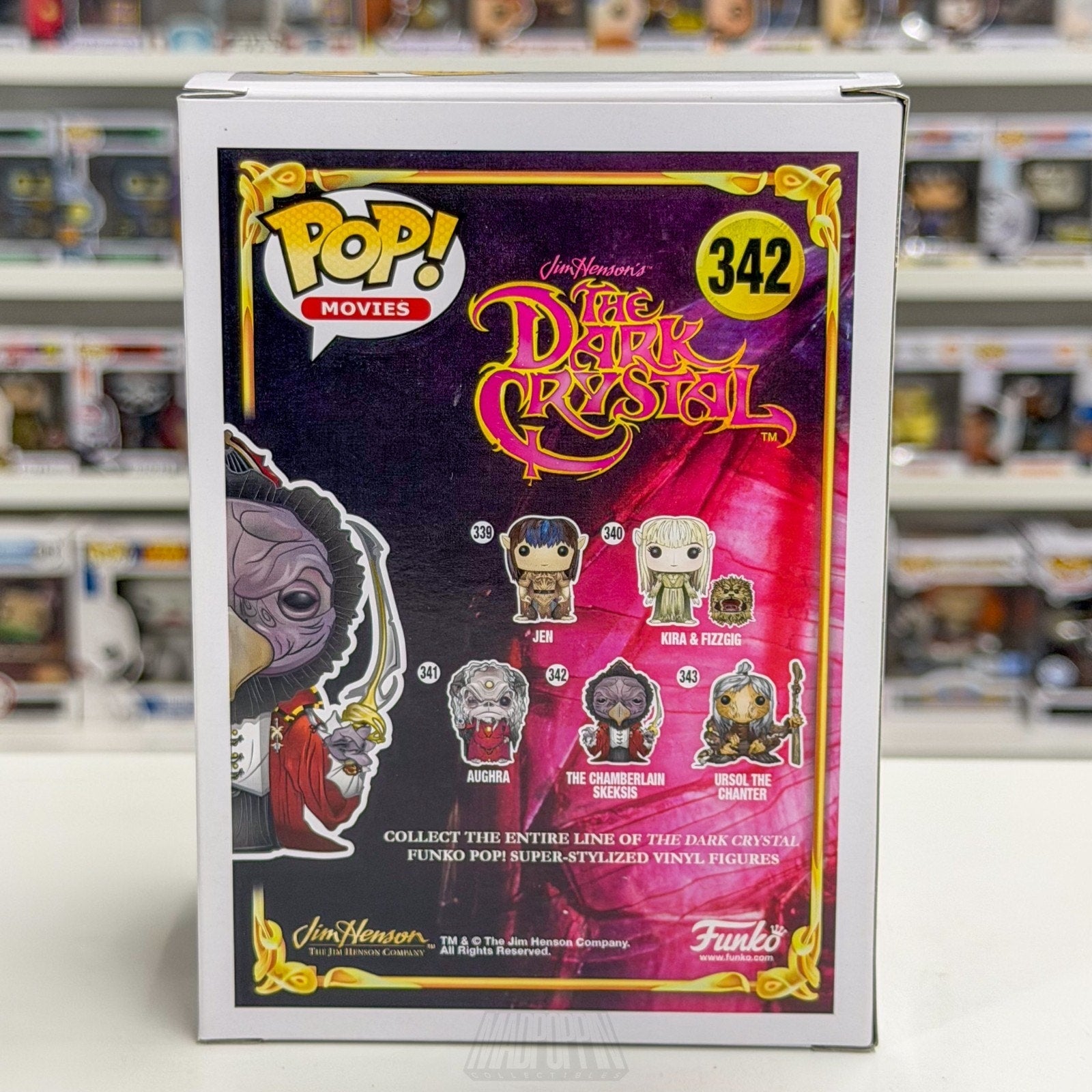 Funko Pop Movies Dark Crystal Chamberlain Skeksis 342 Vaulted Rare Vinyl Figure
