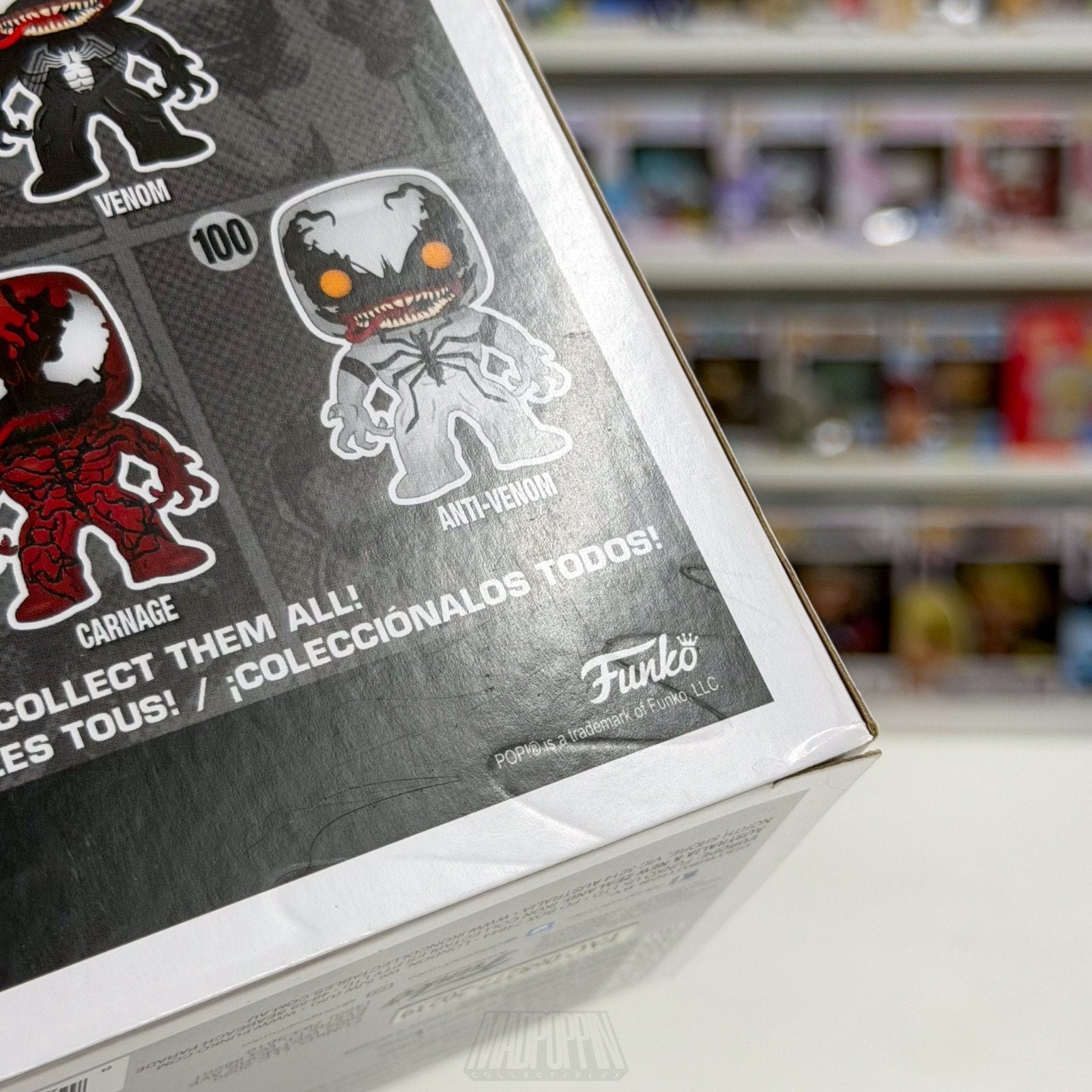 Funko Pop Marvel Carnage Hot Topic Exclusive 99 Symbiote Spider-Man Toy Figure