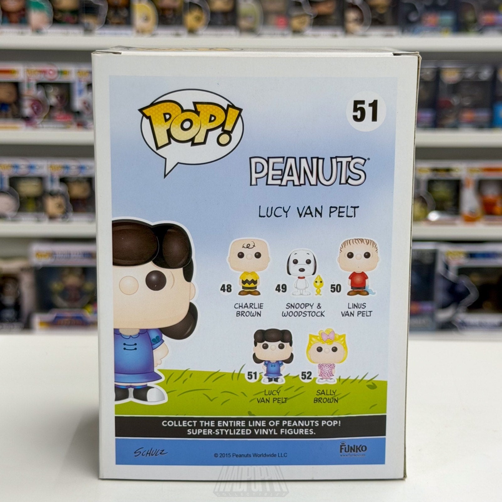 Funko Pop Peanuts Lucille Lucy Van Pelt 51 Animation Comic Strip Vinyl Figure