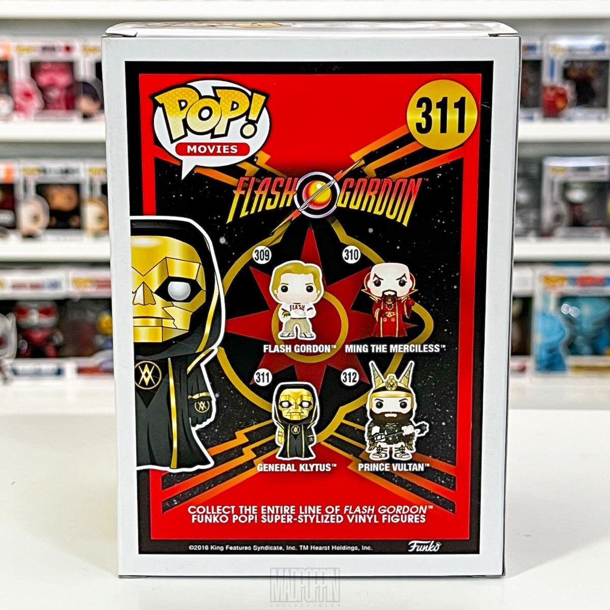 Funko Pop Movies Flash Gordon General Klytus 311 Vaulted Space Toy Vinyl Figure