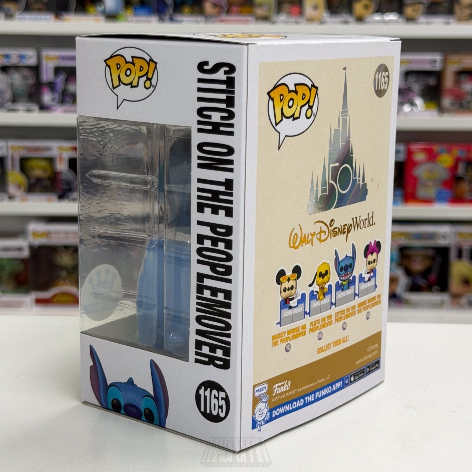 Funko Pop Disney Stitch Peoplemover Exclusive 1165 Experiment 626 Vinyl Figure