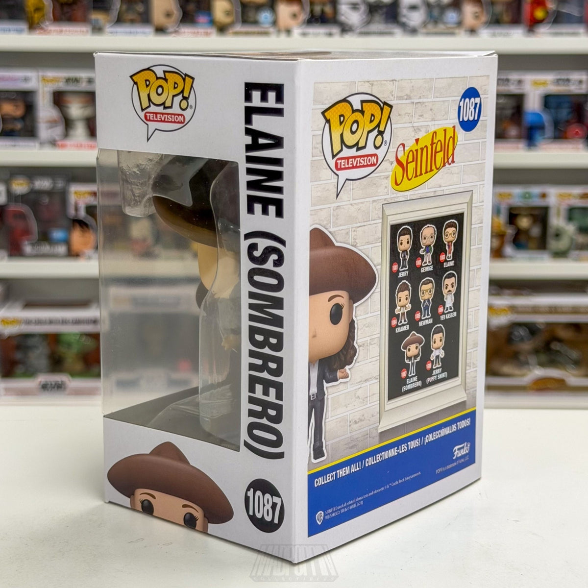 Funko Pop TV Seinfeld Elaine Benes Sombrero 1087 Comedy Sitcom Toy Vinyl Figure