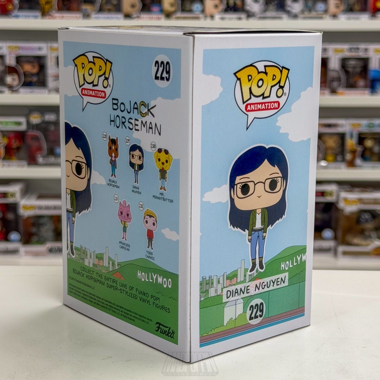 Funko Pop Animation Bojack Horseman Diane Nguyen 229 Netflix Toy Vinyl Figure