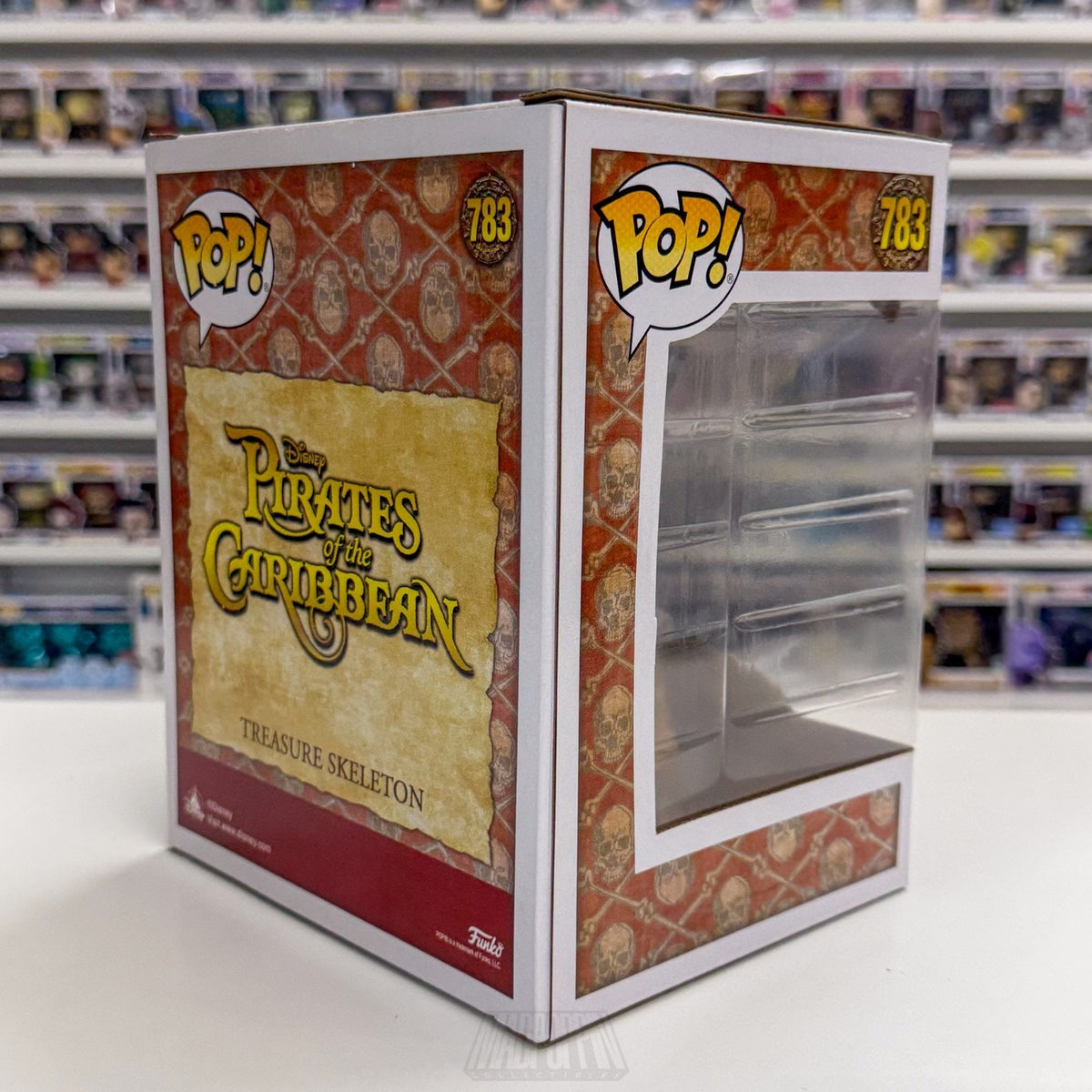 Funko Pop Disney Pirates Caribbean Treasure Skeleton Parks Exclusive 783 Figure