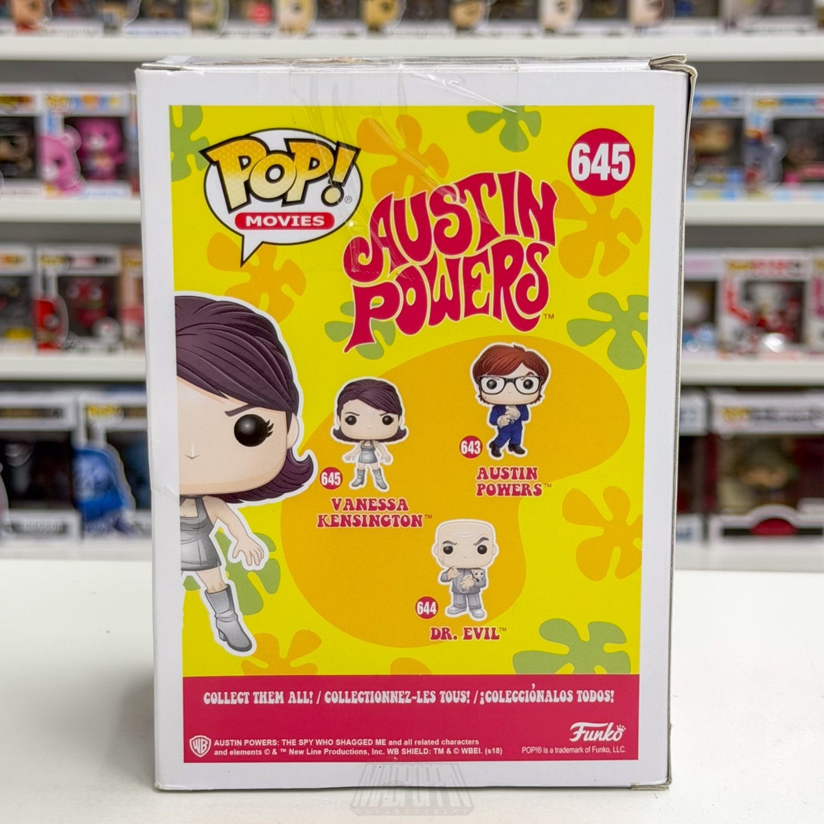 Funko Pop Movies Austin Powers Vanessa Kensington 645 Spy Daughter Vinyl Figure
