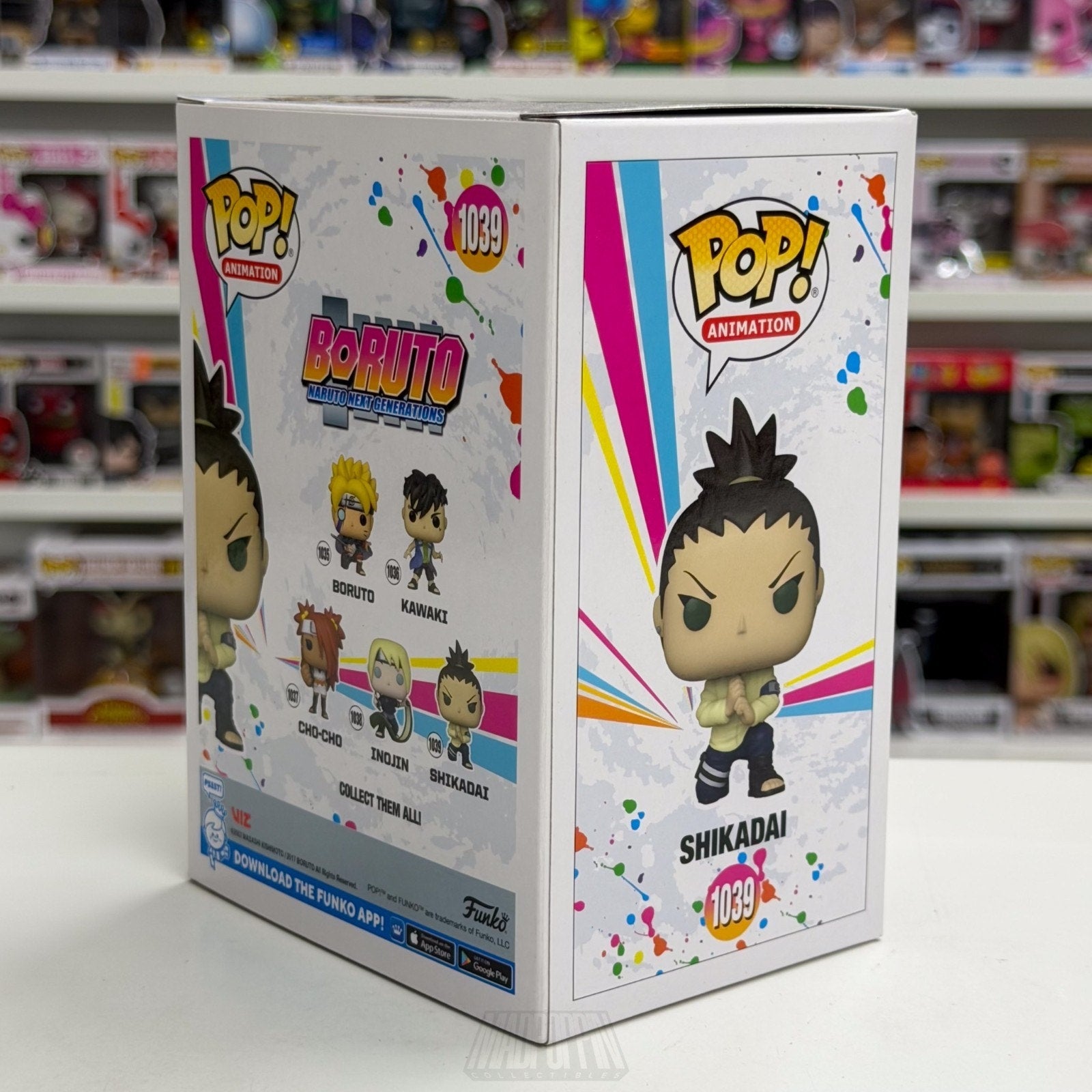 Funko Pop Anime Boruto Naruto Next Generations Shikadai 1039 Toy Vinyl Figure