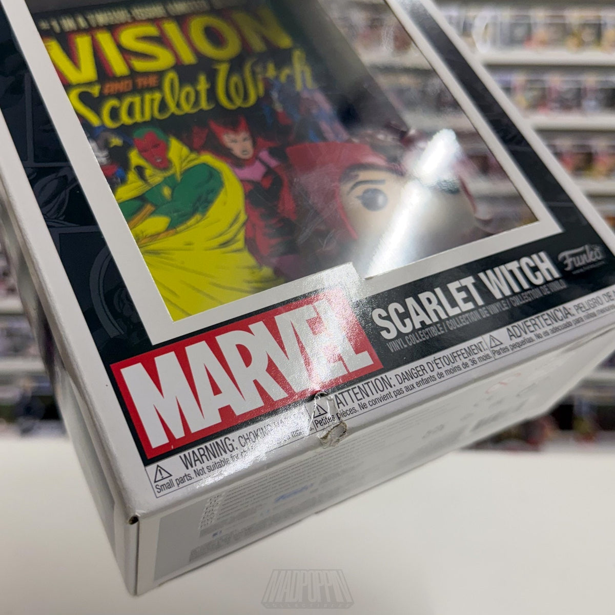 Funko Pop Marvel Comic Covers Scarlet Witch Target 01 Wanda Vision Vinyl Figure