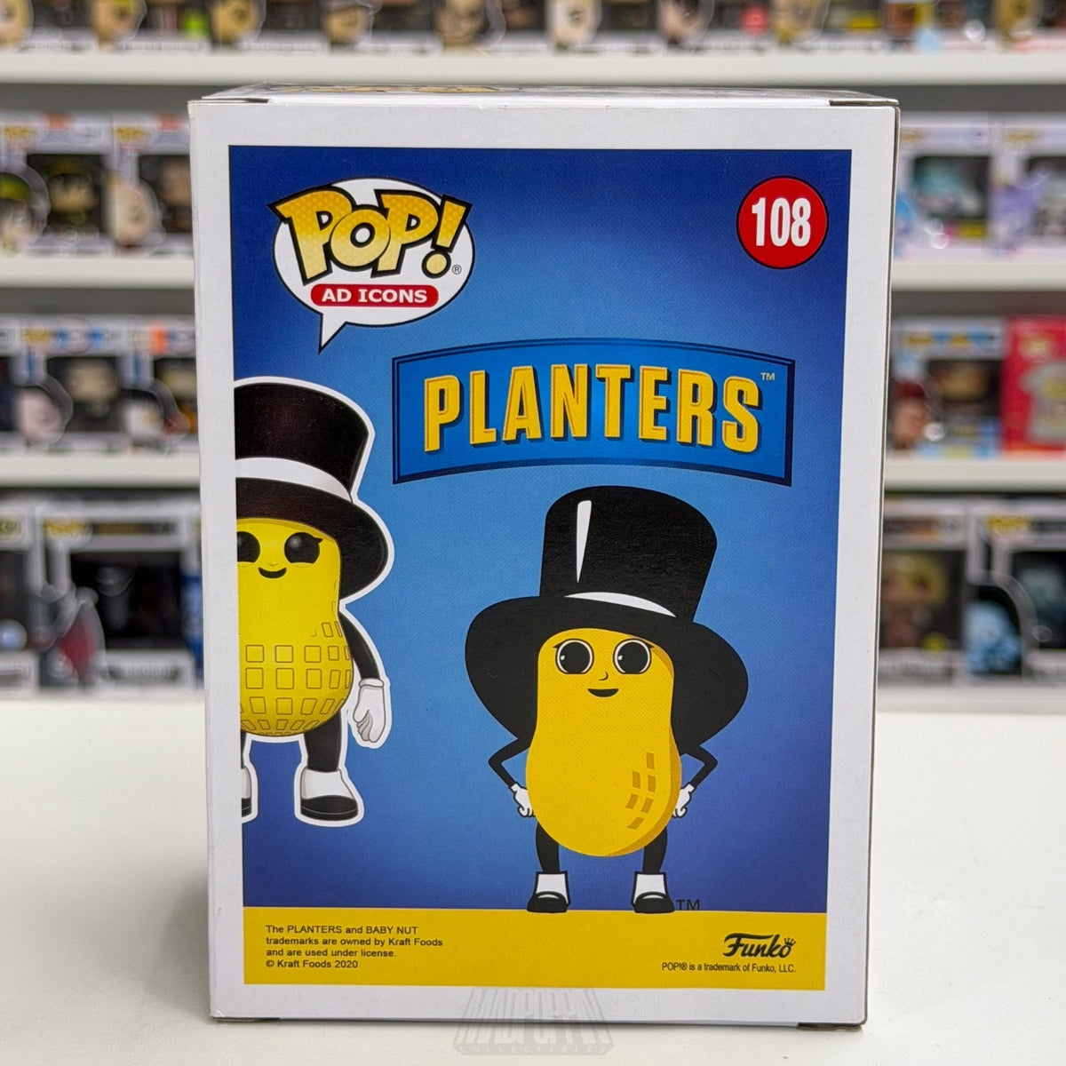 Funko Pop Ad Icons Planters Baby Nut Target 108 Logo Mascot Toy Vinyl Figure