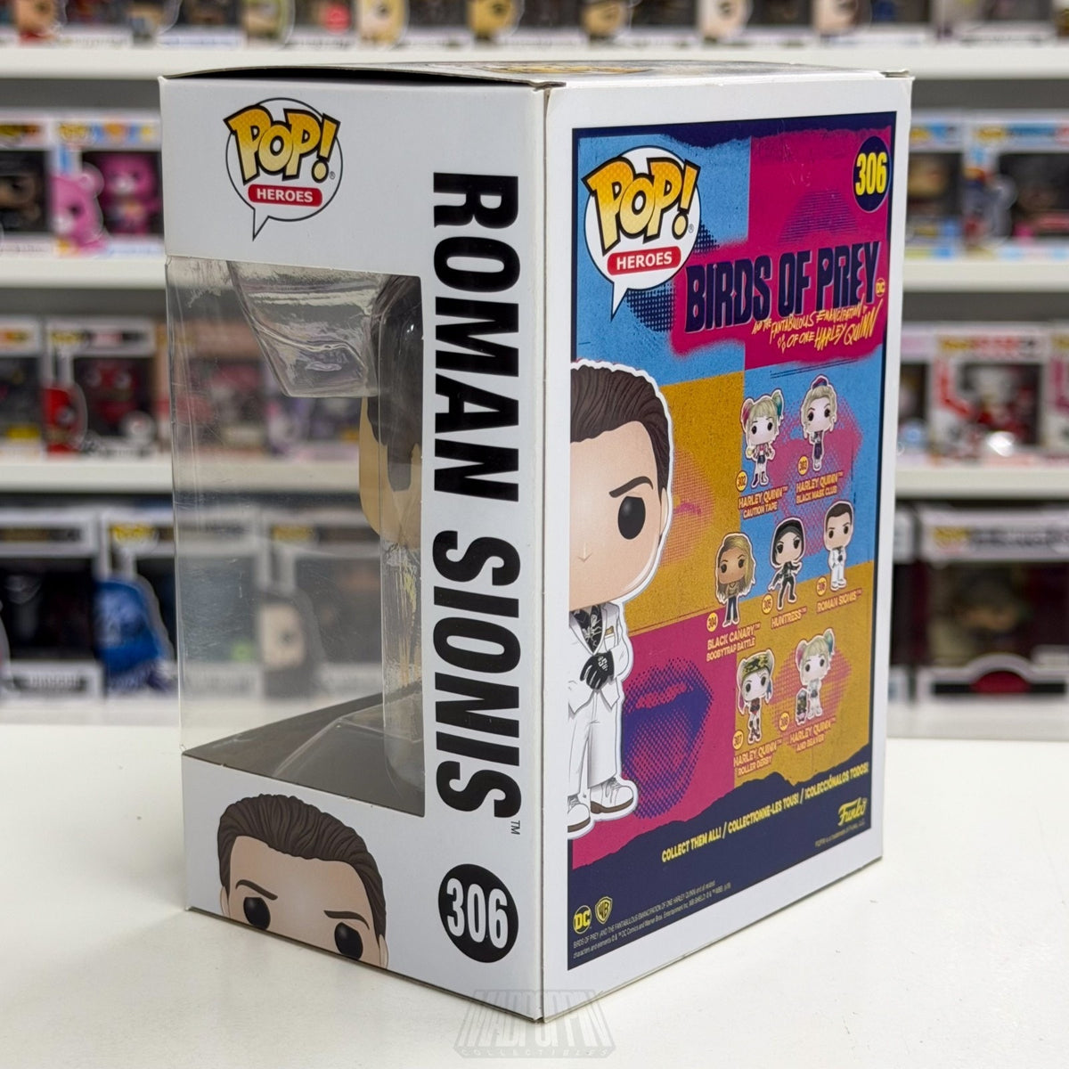 Funko Pop DC Heroes Birds of Prey Roman Sionis 306 Harley Quinn Toy Vinyl Figure