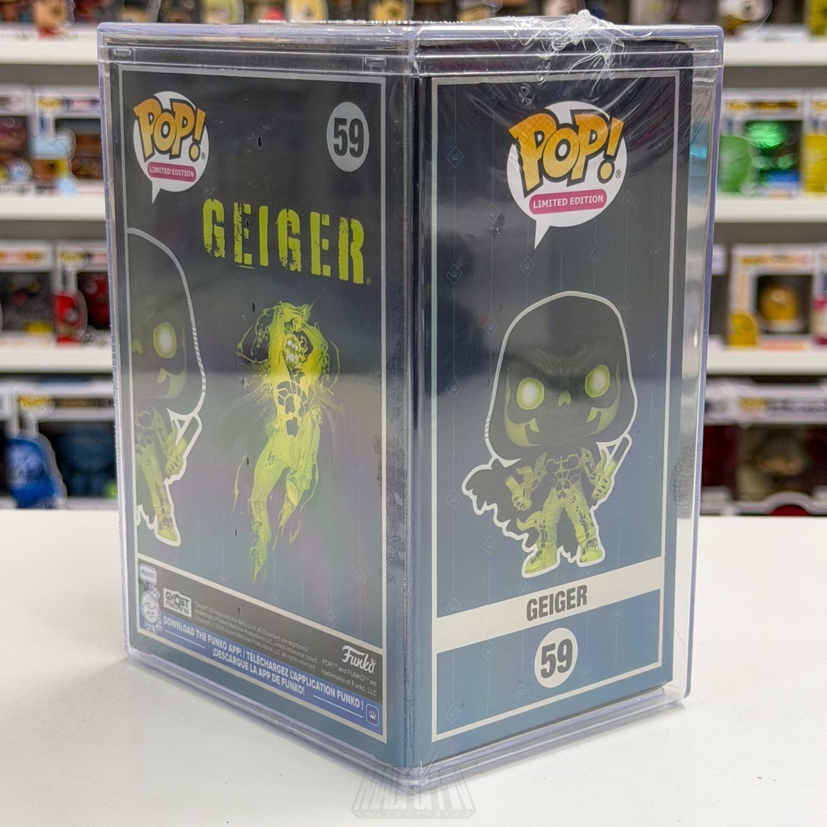 Funko Pop Comics Tariq Geiger Glow 59 LE 1000 PCS SDCC 2026 Toy CON STICKER