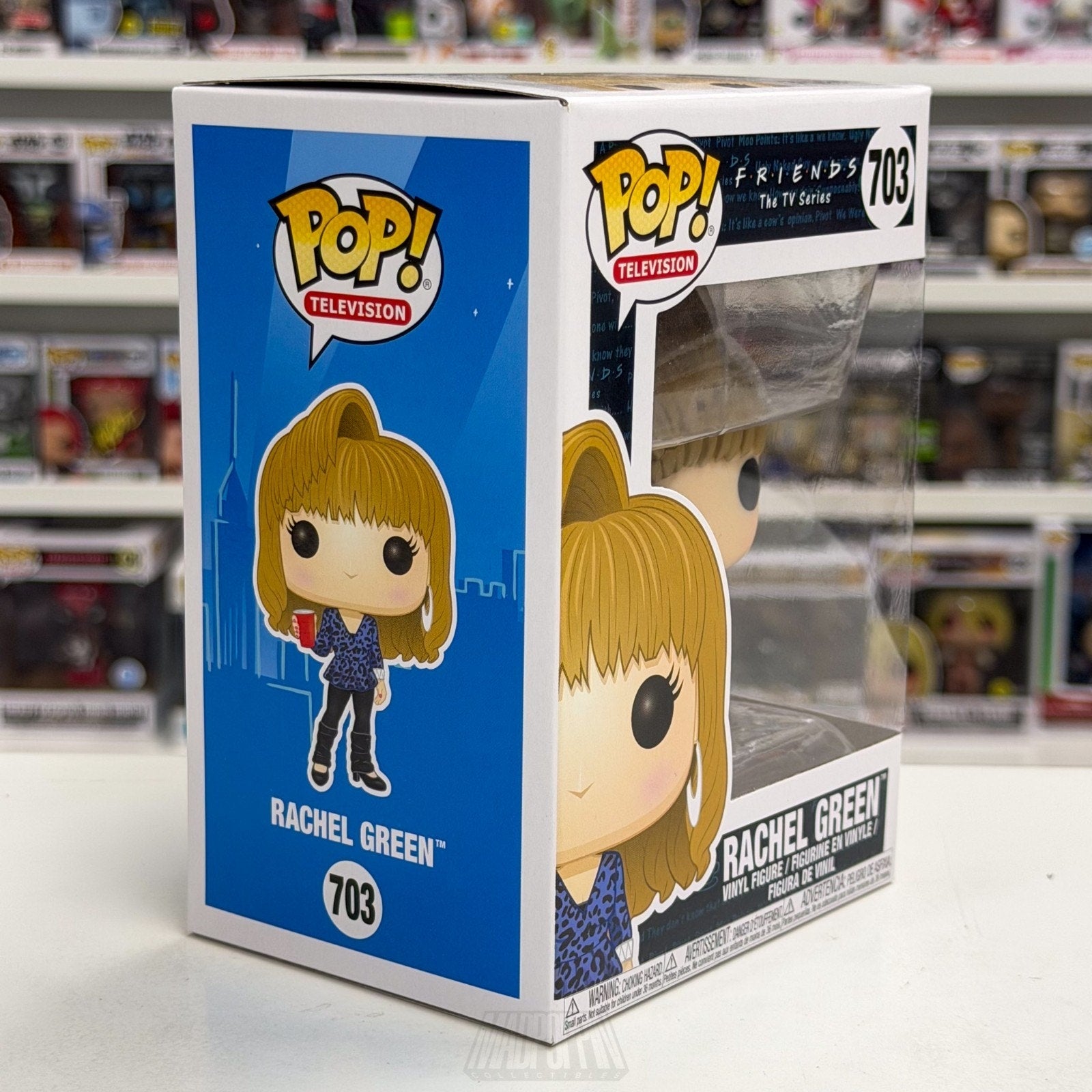 Funko Pop TV Friedsn Rachel Green 80s Hair 703 Comedy Sitcom Toy Vinyl Figure