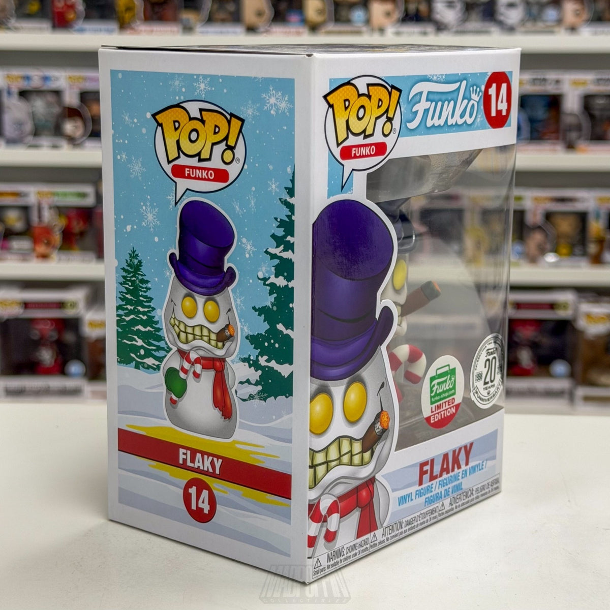 Funko Pop Fantastik Plastik Flaky 12 Days of Christmas 14 Snowman Vinyl Figure